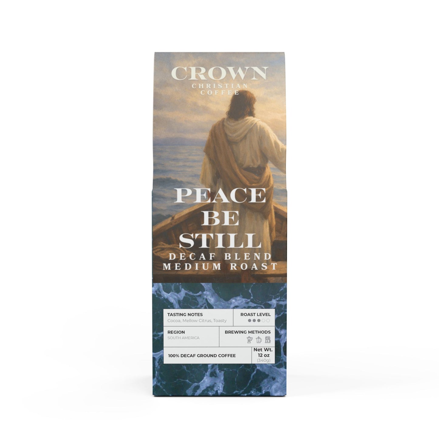 Peace Be Still Decaf Coffee Blend (Medium Roast)