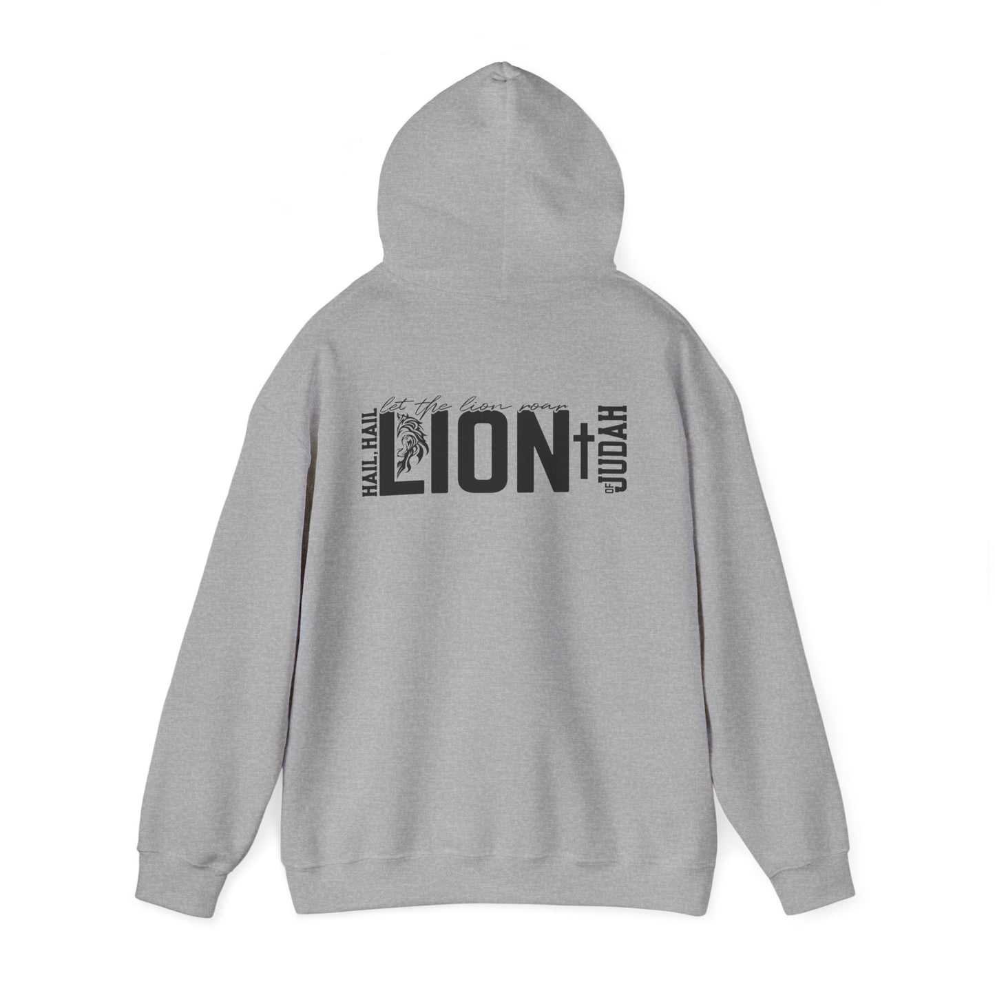 Lion of Judah Hoodie — 'The Lion, mighty among beasts' Christian Faith Pullover
