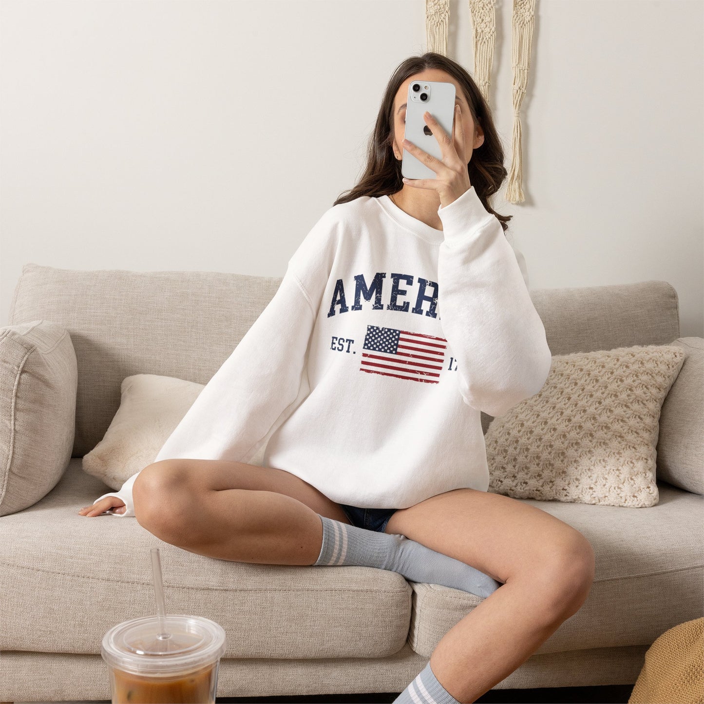 America EST. 1776 Crewneck Sweatshirt