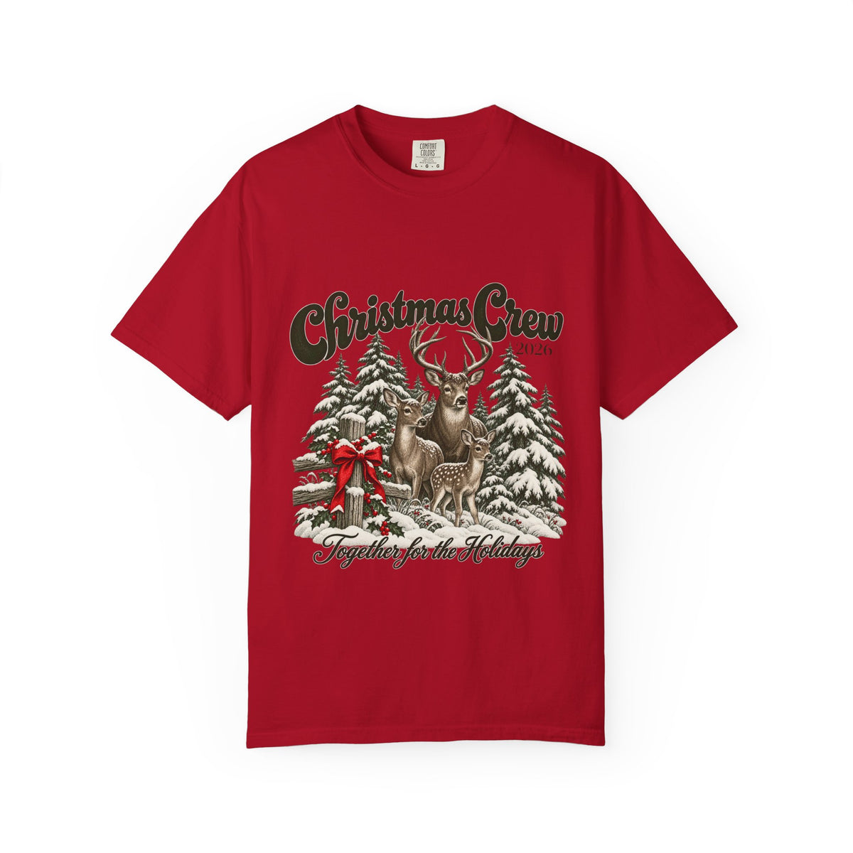 Christmas Crew Together for the Holidays Garment-Dyed T-Shirt