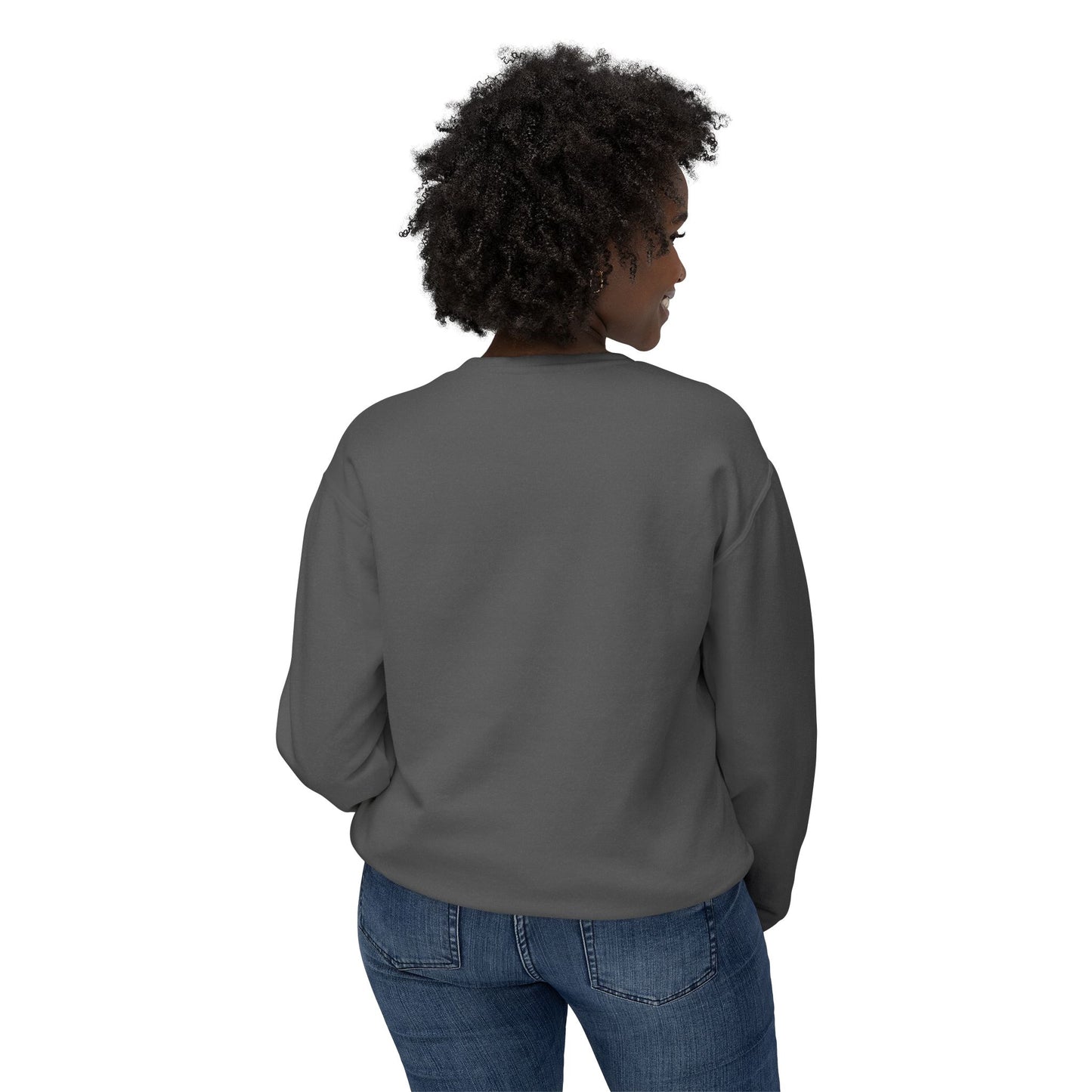 Walking by faith tripping constantly crewneck