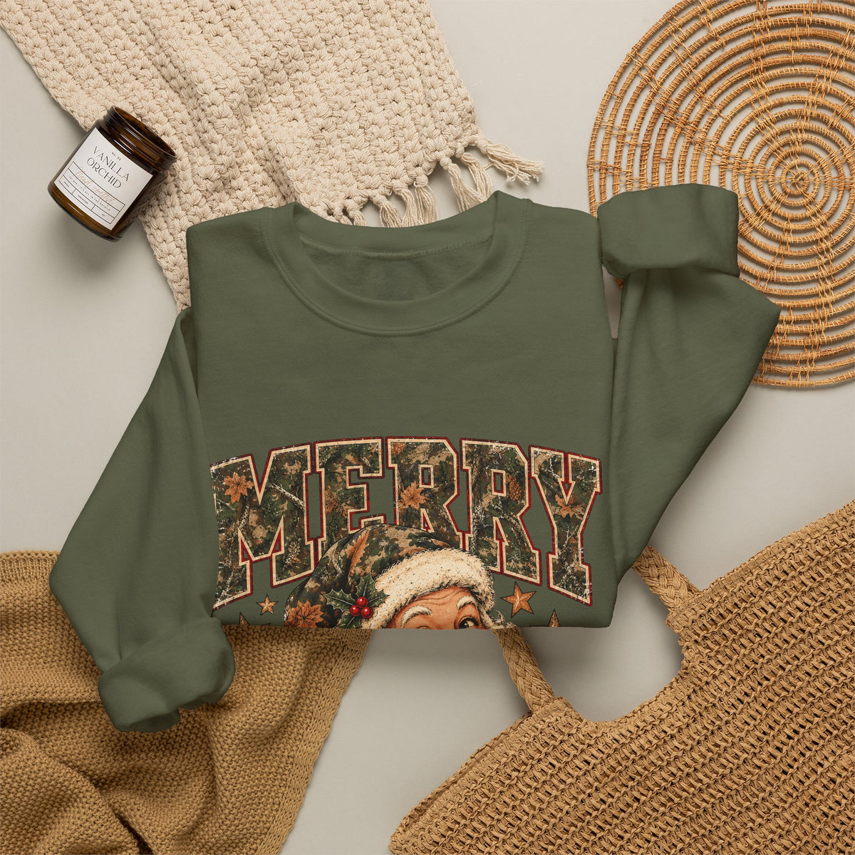 Merry Christmas Santa Crewneck Sweatshirt