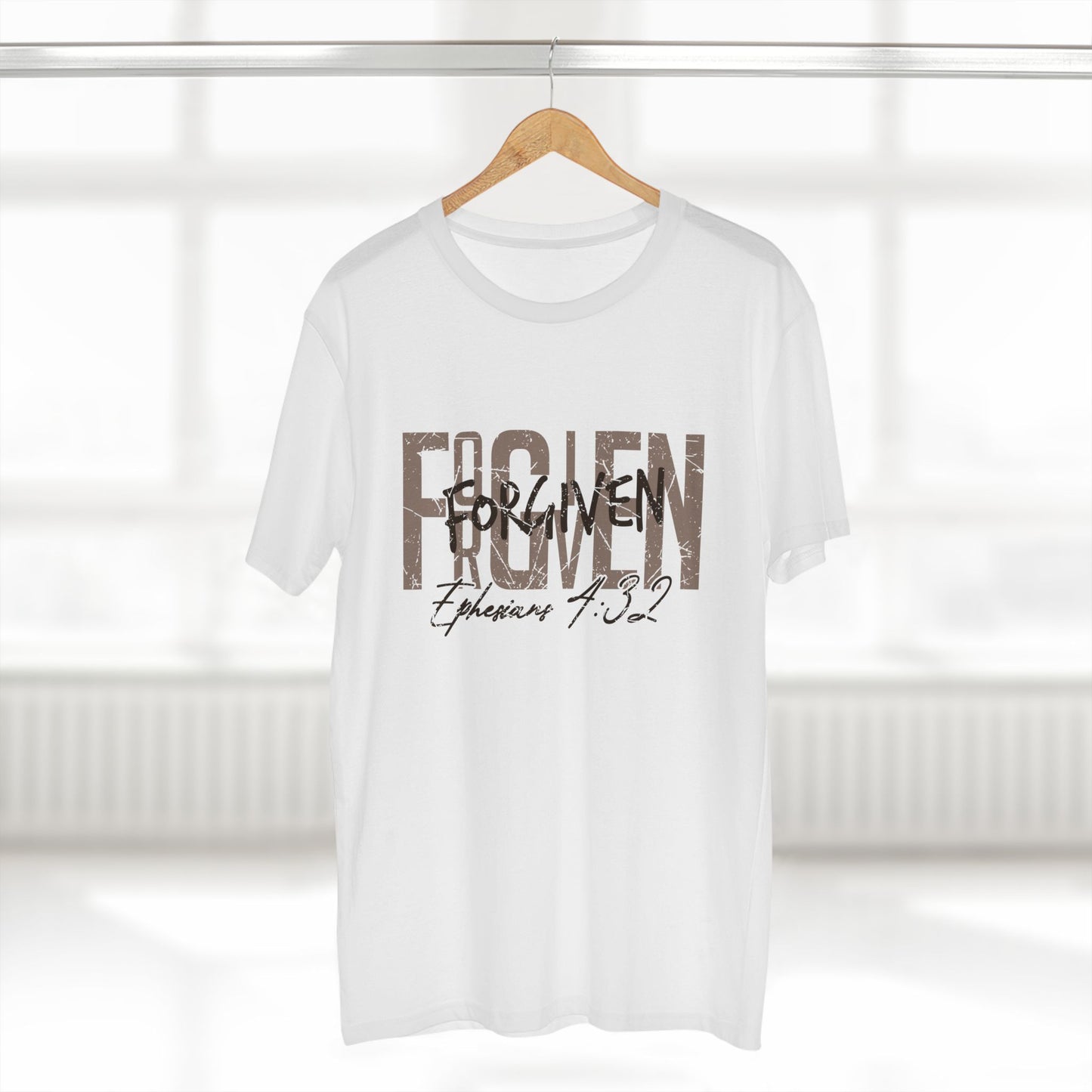 Forgotten to Forgiven Christian T‑Shirt — Ephesians 4:32 Faith Tee