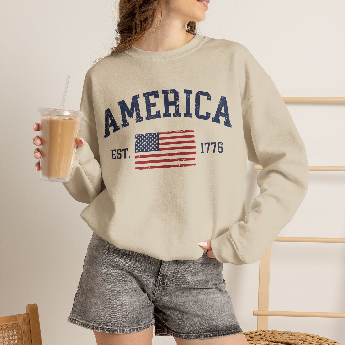 America EST. 1776 Crewneck Sweatshirt