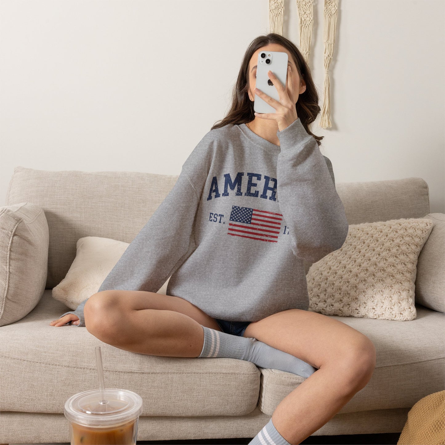 America EST. 1776 Crewneck Sweatshirt