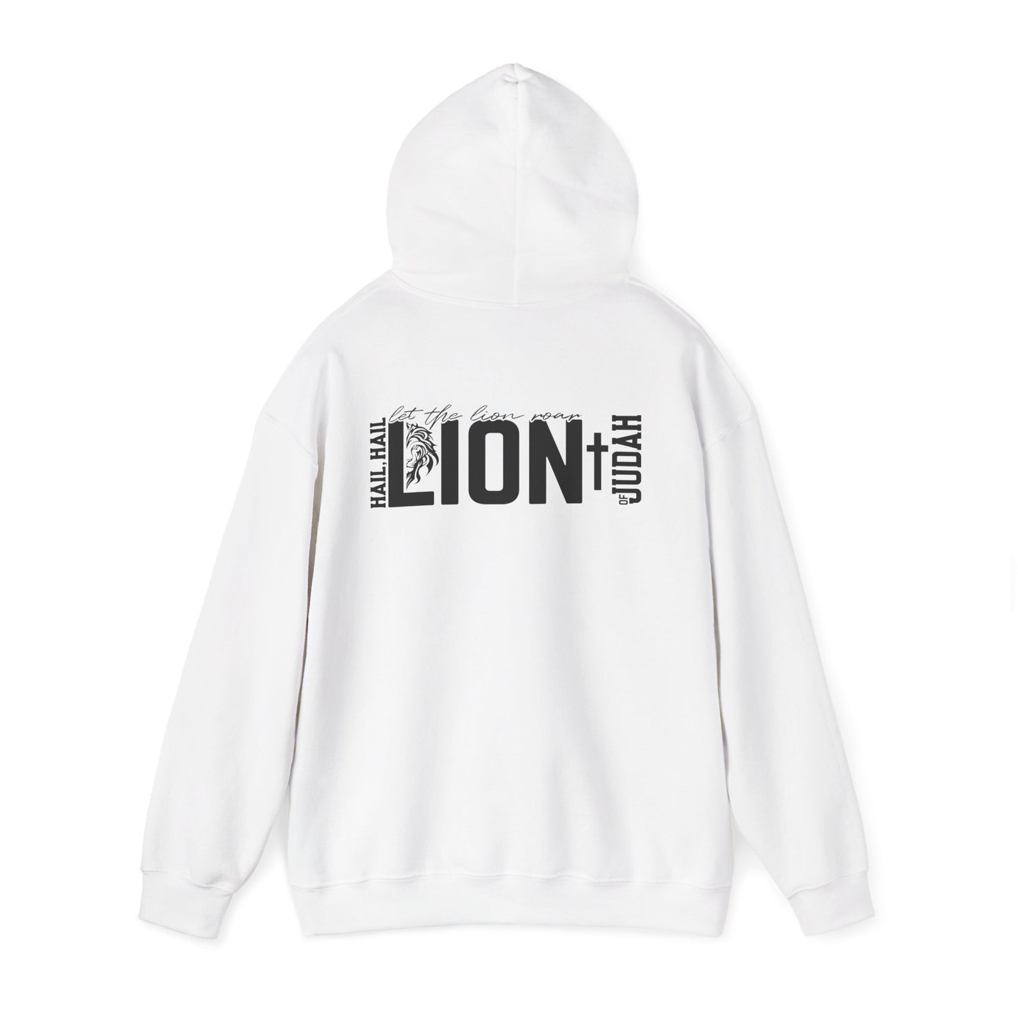 Lion of Judah Hoodie — 'The Lion, mighty among beasts' Christian Faith Pullover