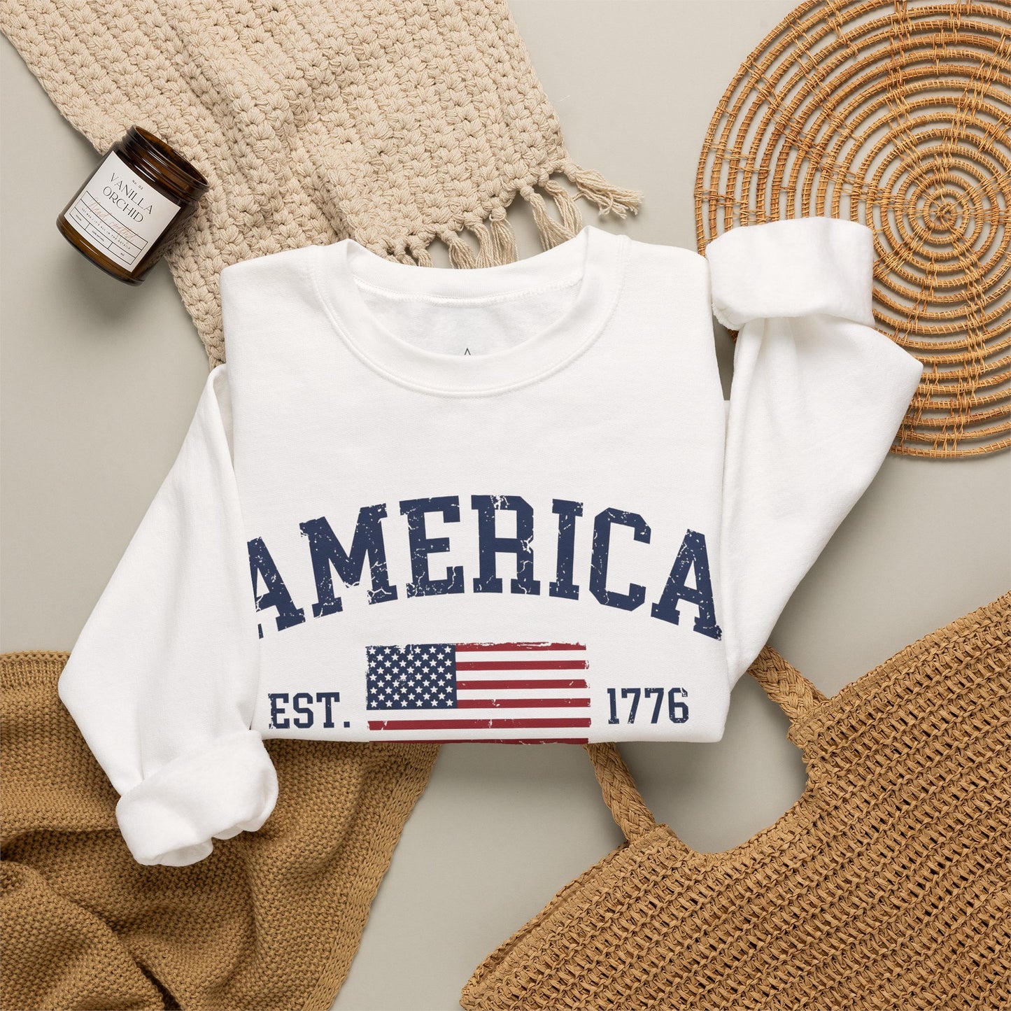 America EST. 1776 Crewneck Sweatshirt