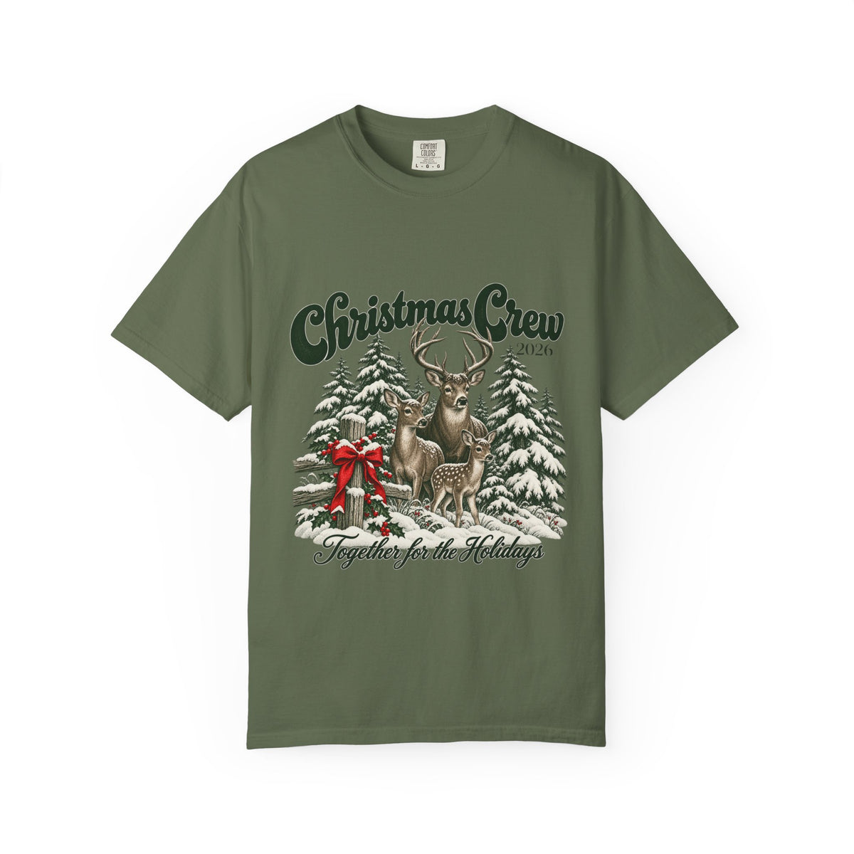 Christmas Crew Together for the Holidays Garment-Dyed T-Shirt