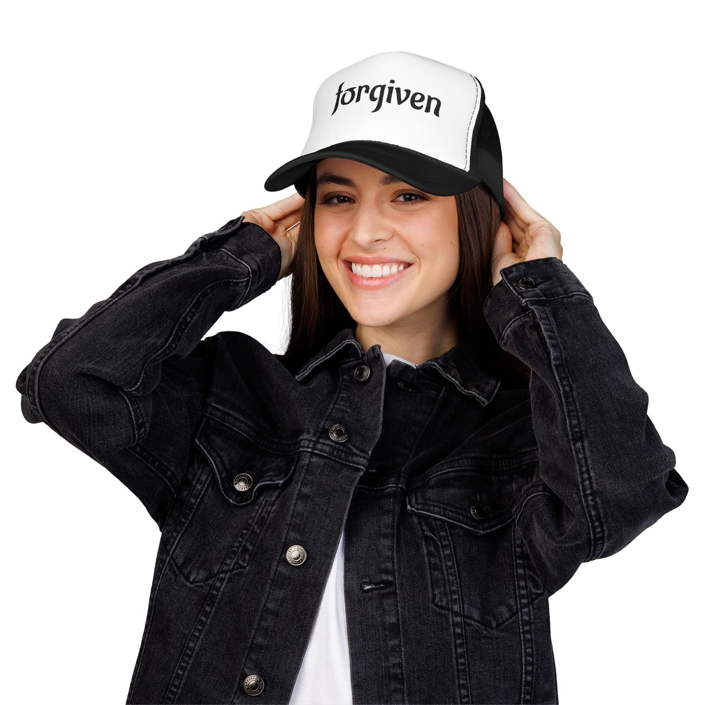 Forgiven Embroidered Trucker Hat