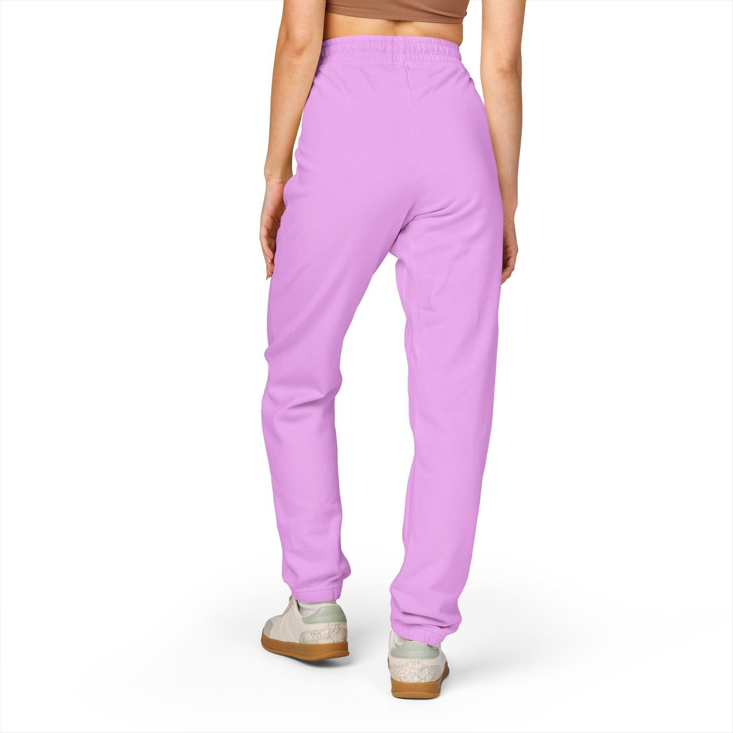 Fleece Sweatpants — 'Good Vibes' Side Script Joggers