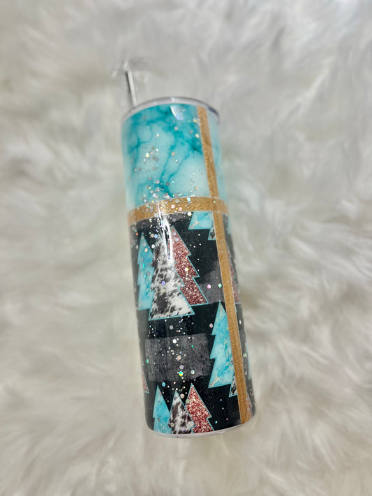 Christmas Tumbler Glitter Christmas Tumbler Plaid Tumbler 30oz Tumbler Epoxy Tumblers