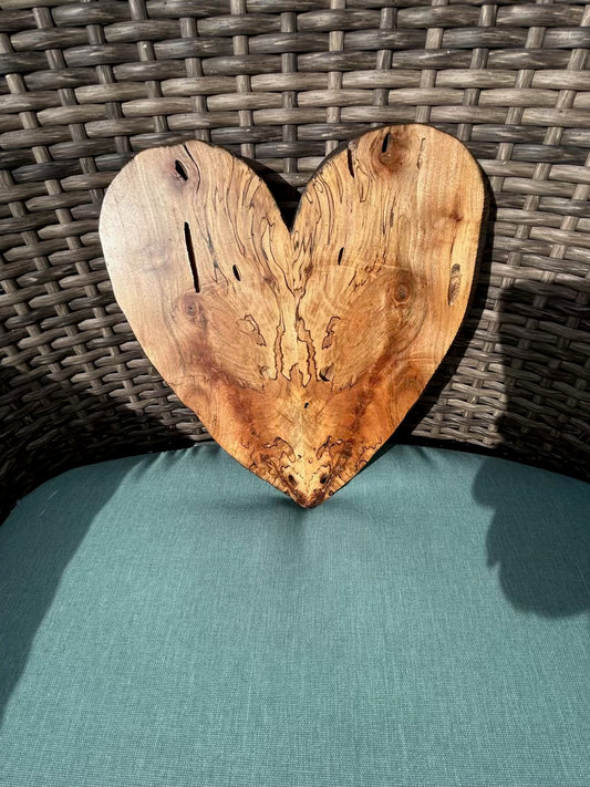Wooden heart wooden art abstract art wall hanging heart wooden heart with hanging strip