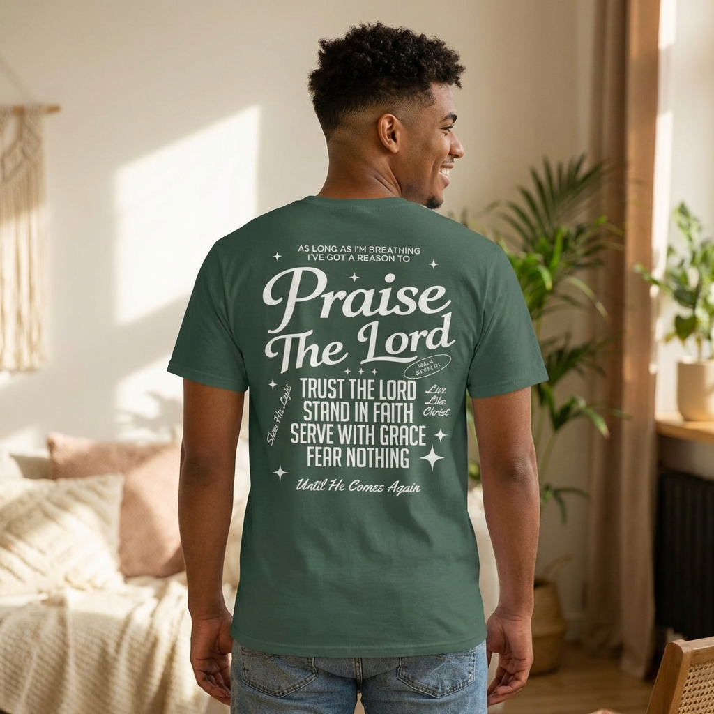 Praise The Lord T-Shirt — Christian Faith Graphic Tee