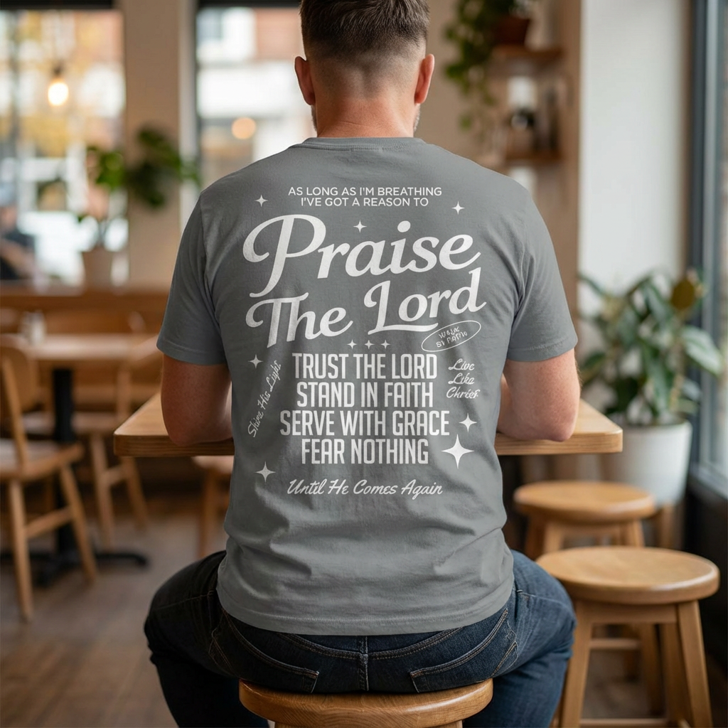 Praise The Lord T-Shirt — Christian Faith Graphic Tee