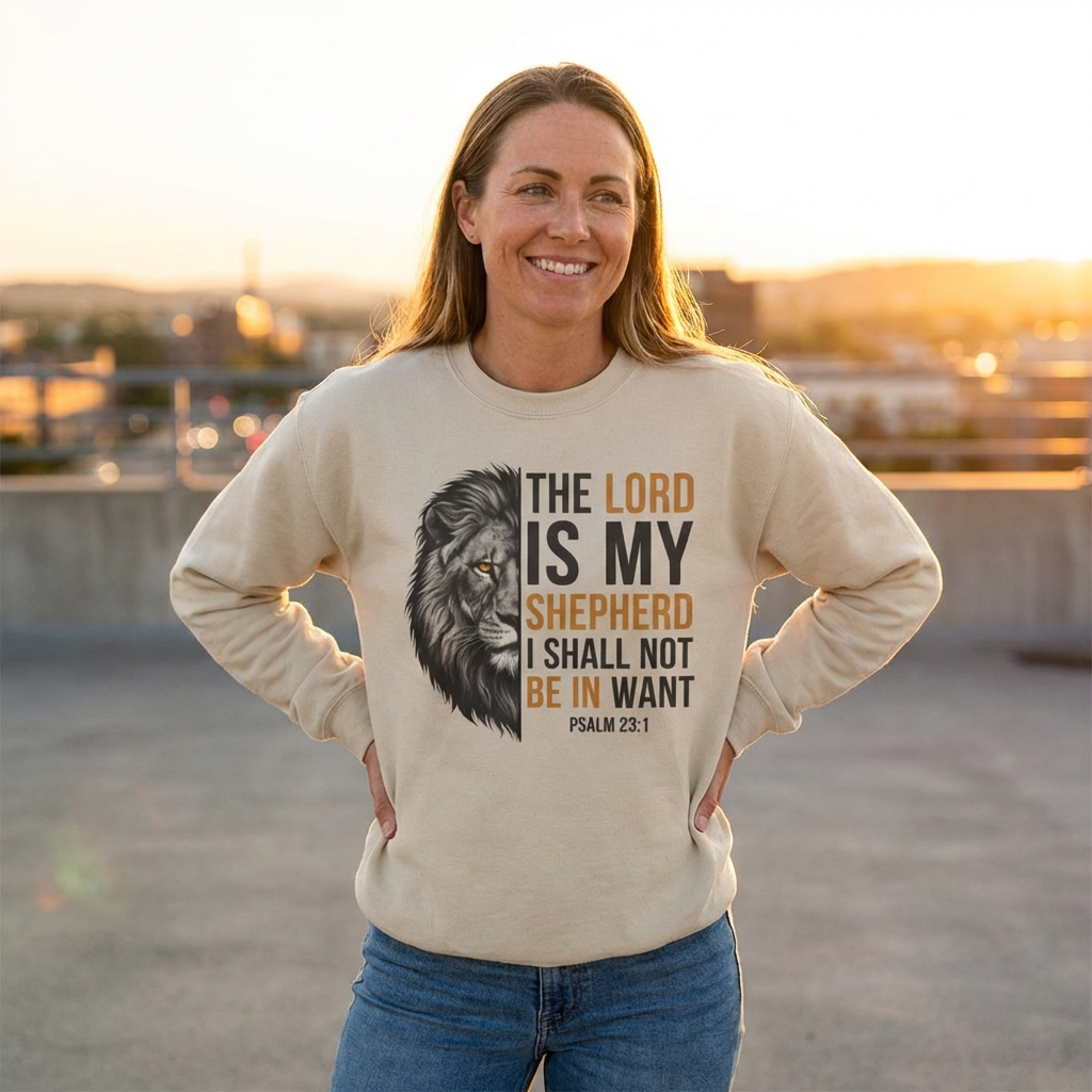 The Lord is my Shephard Unisex Heavy Blend™ Crewneck Sweatshirt