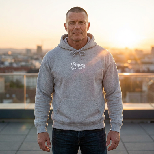 Praise the Lord Hoodie — Unisex Front & Back Christian Sweatshirt