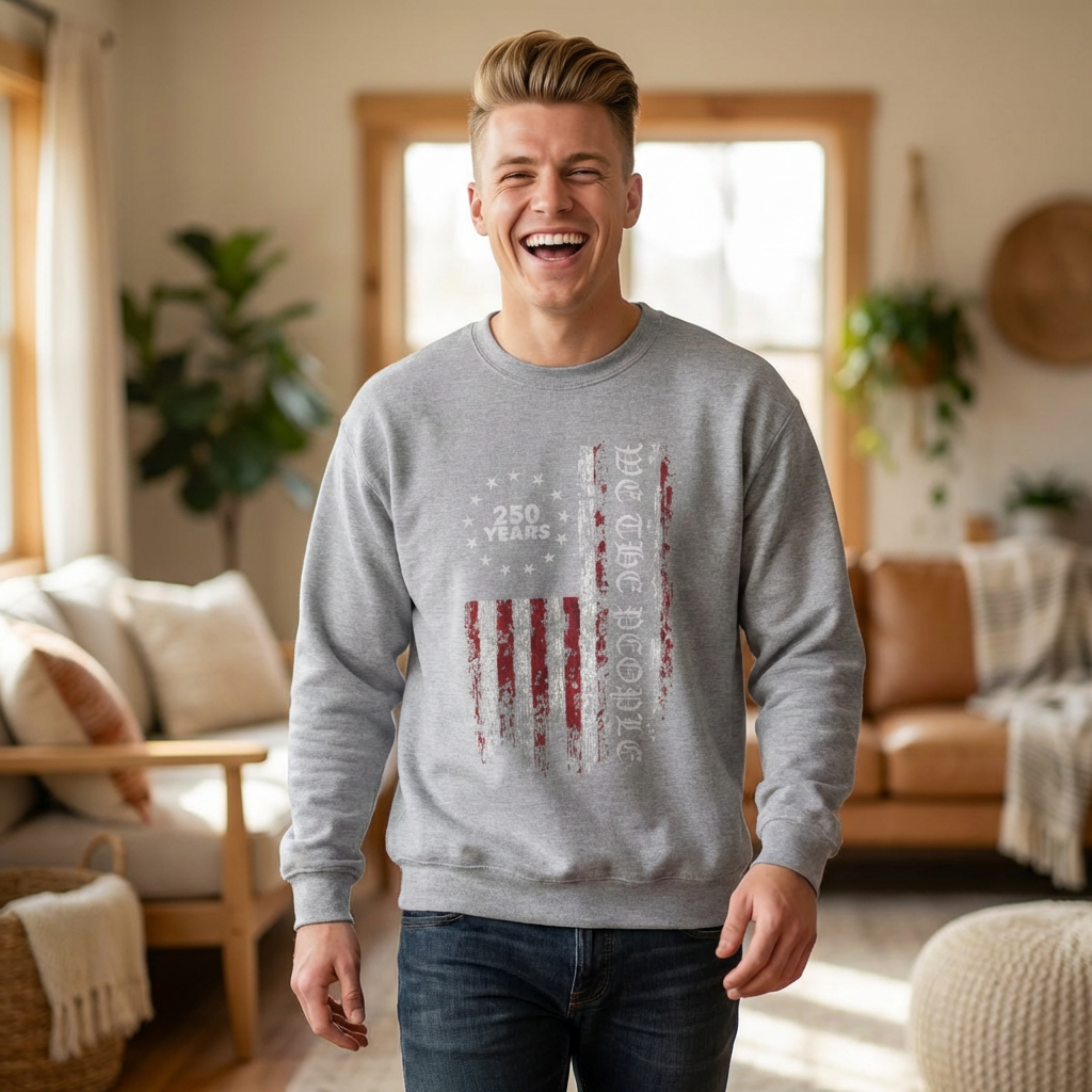 We the People 250 Years Crewneck Sweatshirt