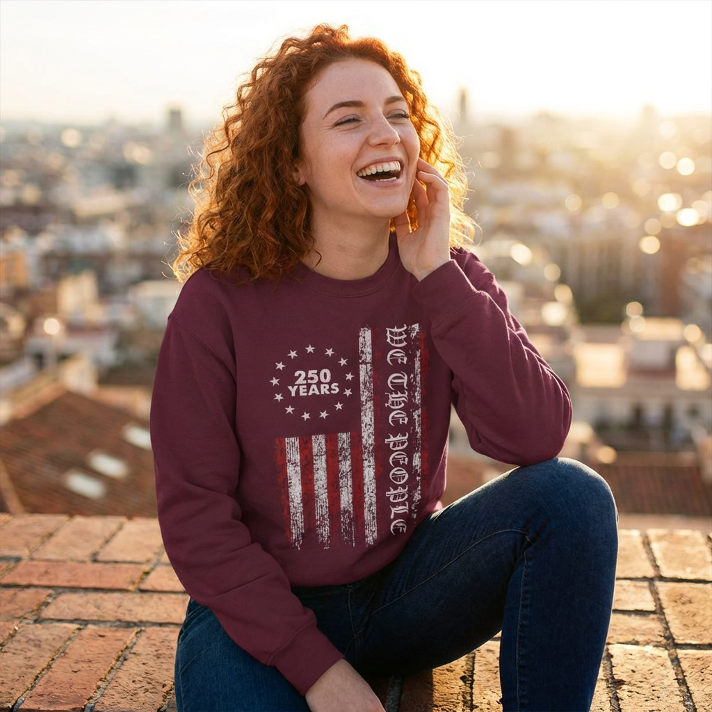 We the People 250 Years Crewneck Sweatshirt