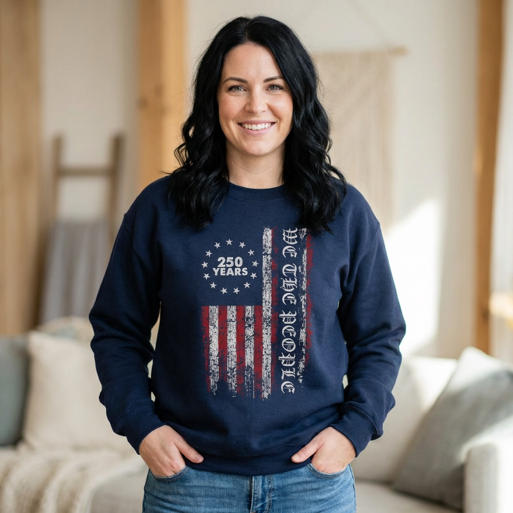 We the People 250 Years Crewneck Sweatshirt