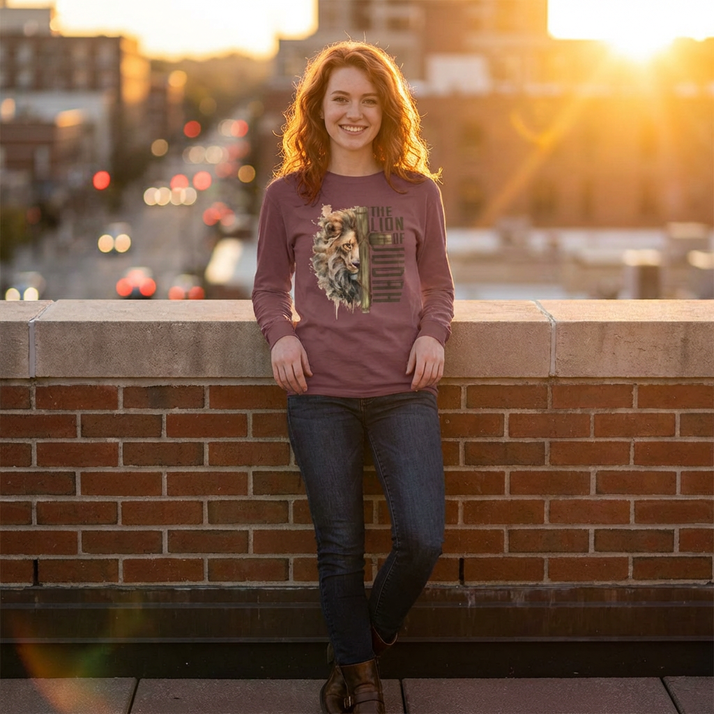Lion of Judah Long Sleeve T-Shirt