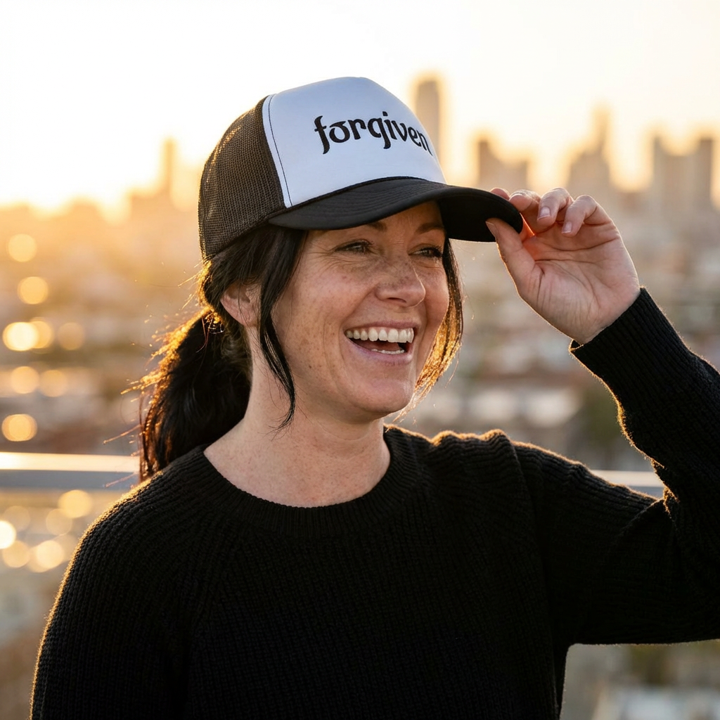 Forgiven Embroidered Trucker Hat