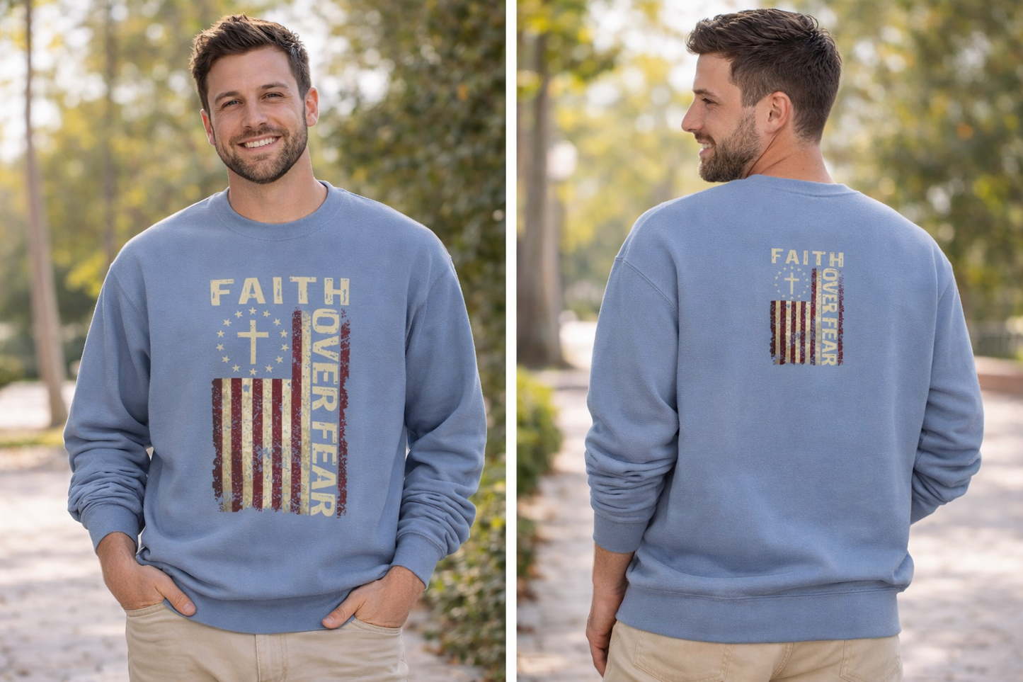 Faith Over Fear Crewneck Sweatshirt