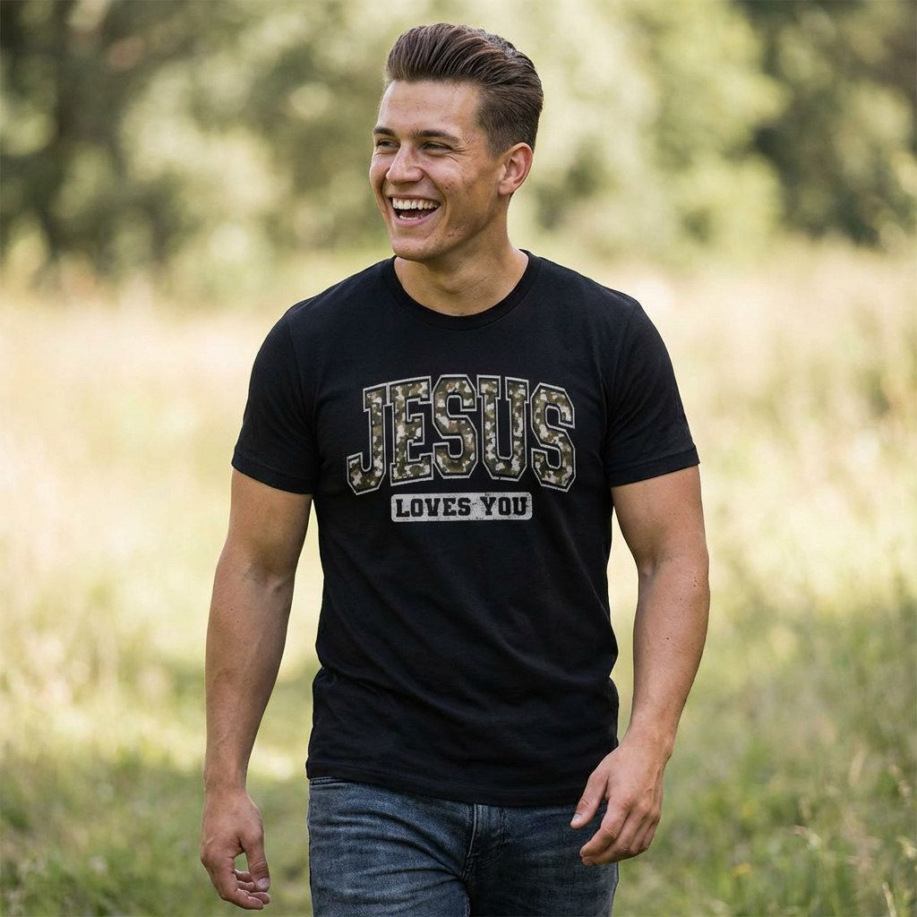 Jesus Loves You Tee — Christian Faith Graphic T-Shirt