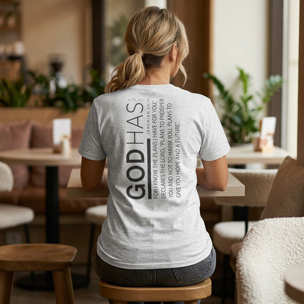 God Has Hope Christian T-Shirt — Inspirational Faith Tee with 'God Has' Message