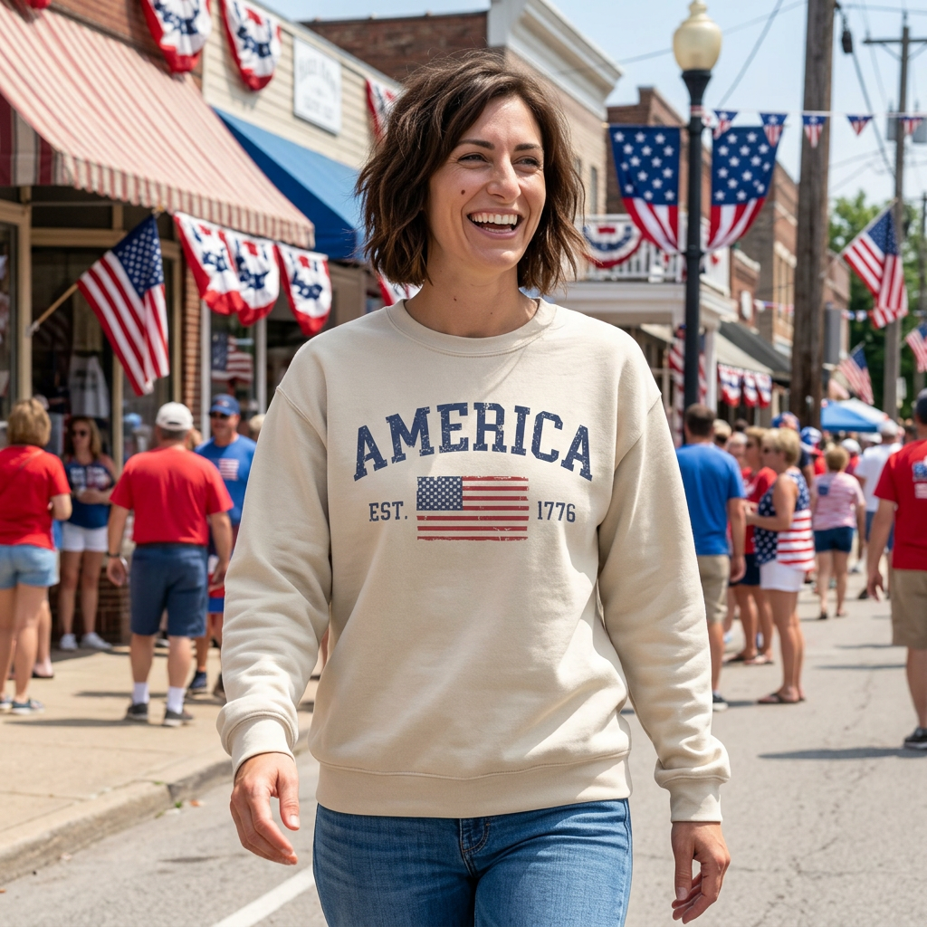America EST. 1776 Crewneck Sweatshirt