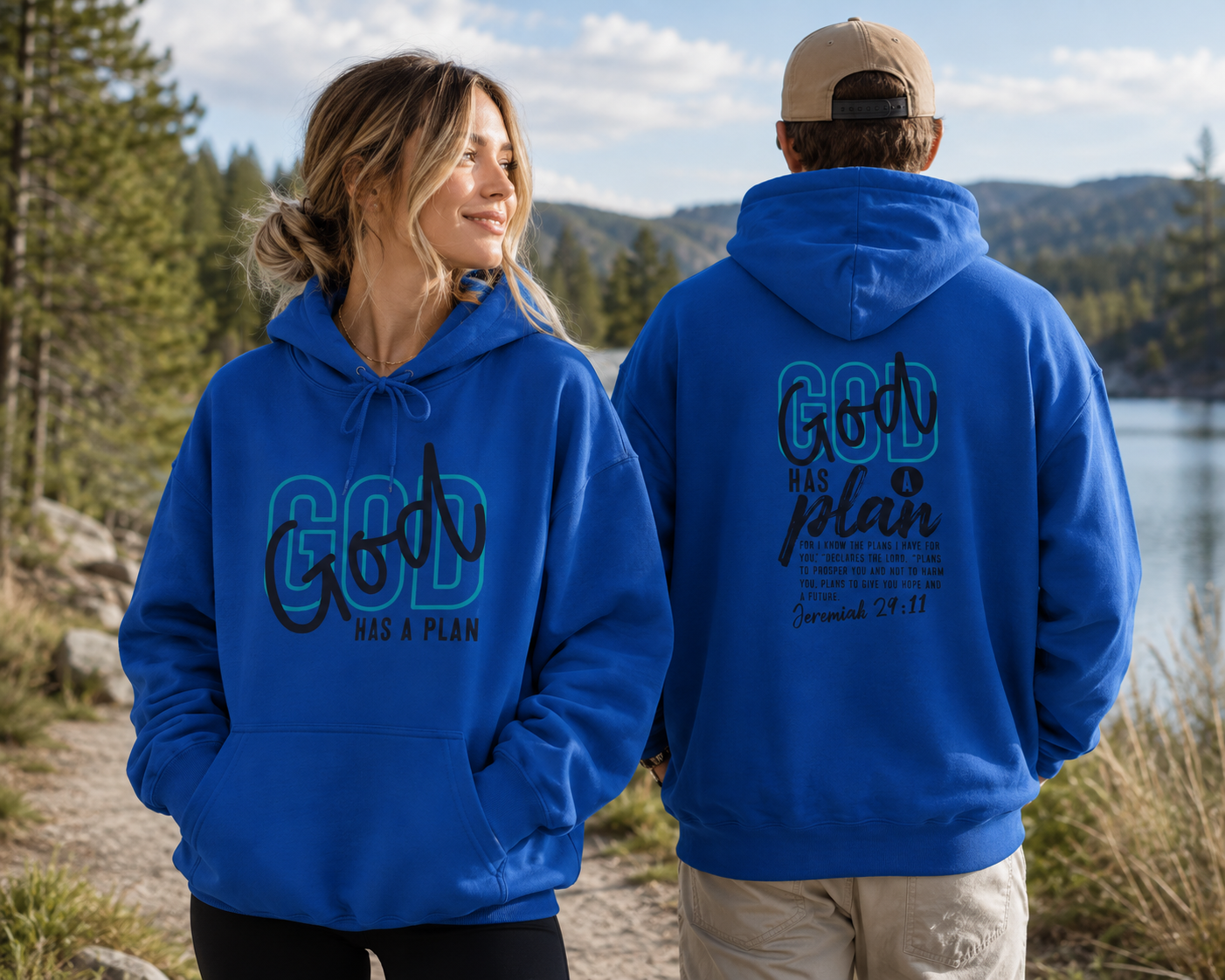 God Has a Plan Hoodie — Jeremiah 29:11 Inspirational Christian Sweatshirt