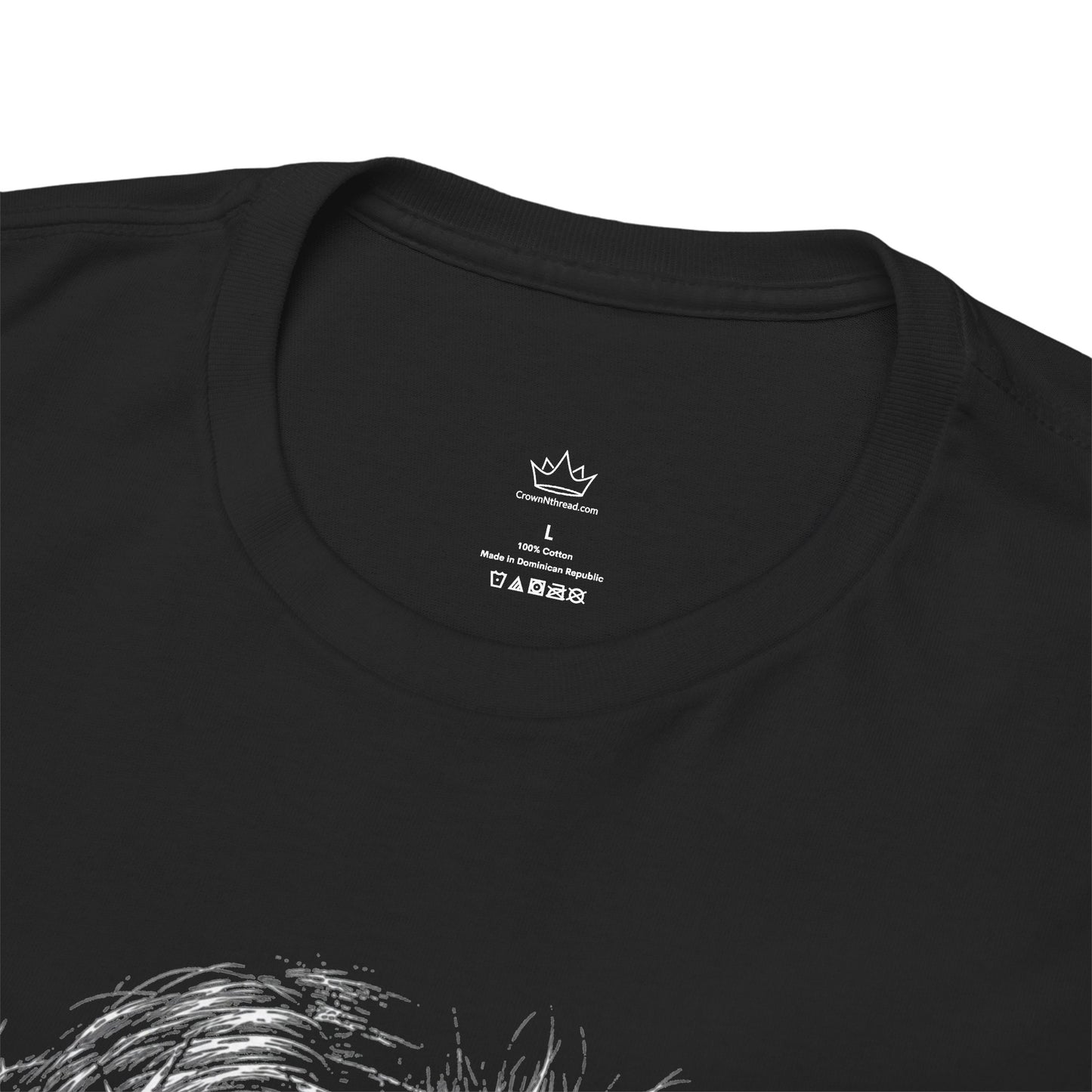 Lion of Judah Graphic Tee — Jesus Crown of Thorns Lion Face T-Shirt