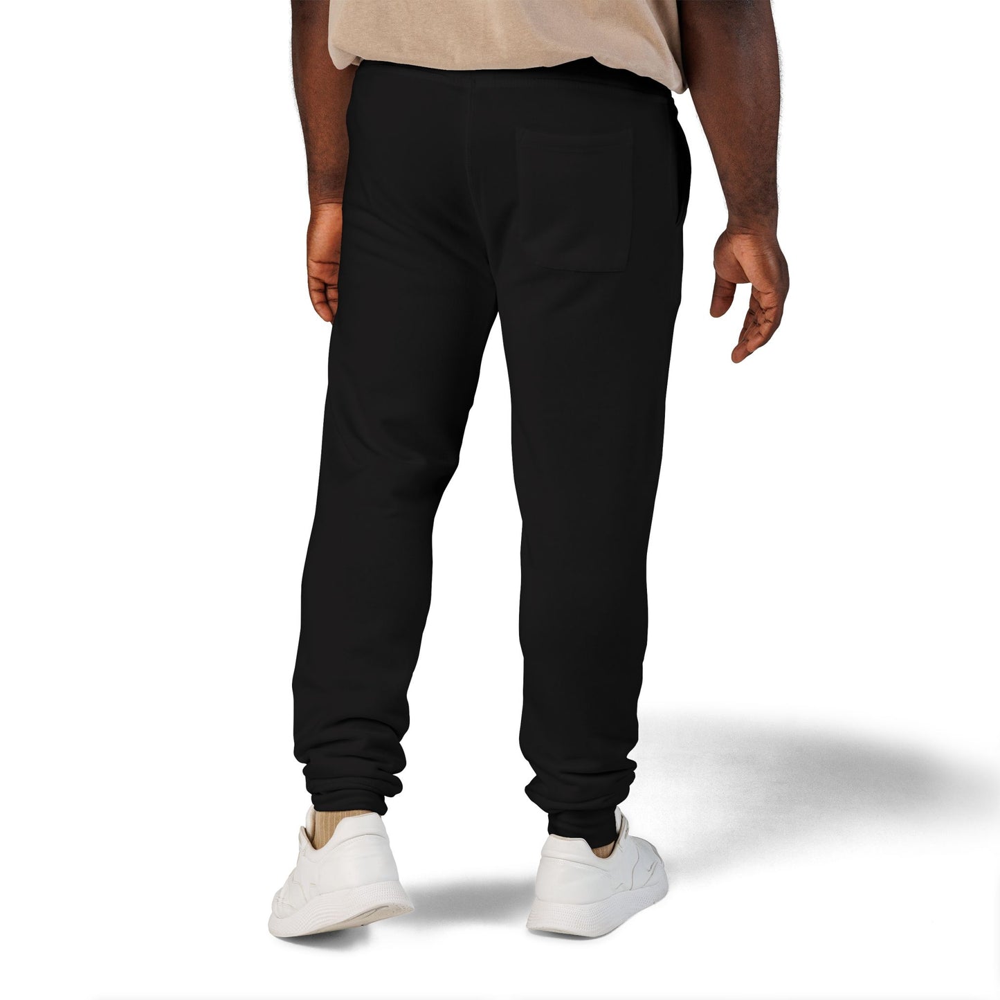 Jesus is King Embroidered Fleece Sweatpants — Cozy Casual Joggers