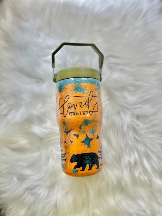 Loved Roman’s 5:8 20oz Flip Straw tumbler