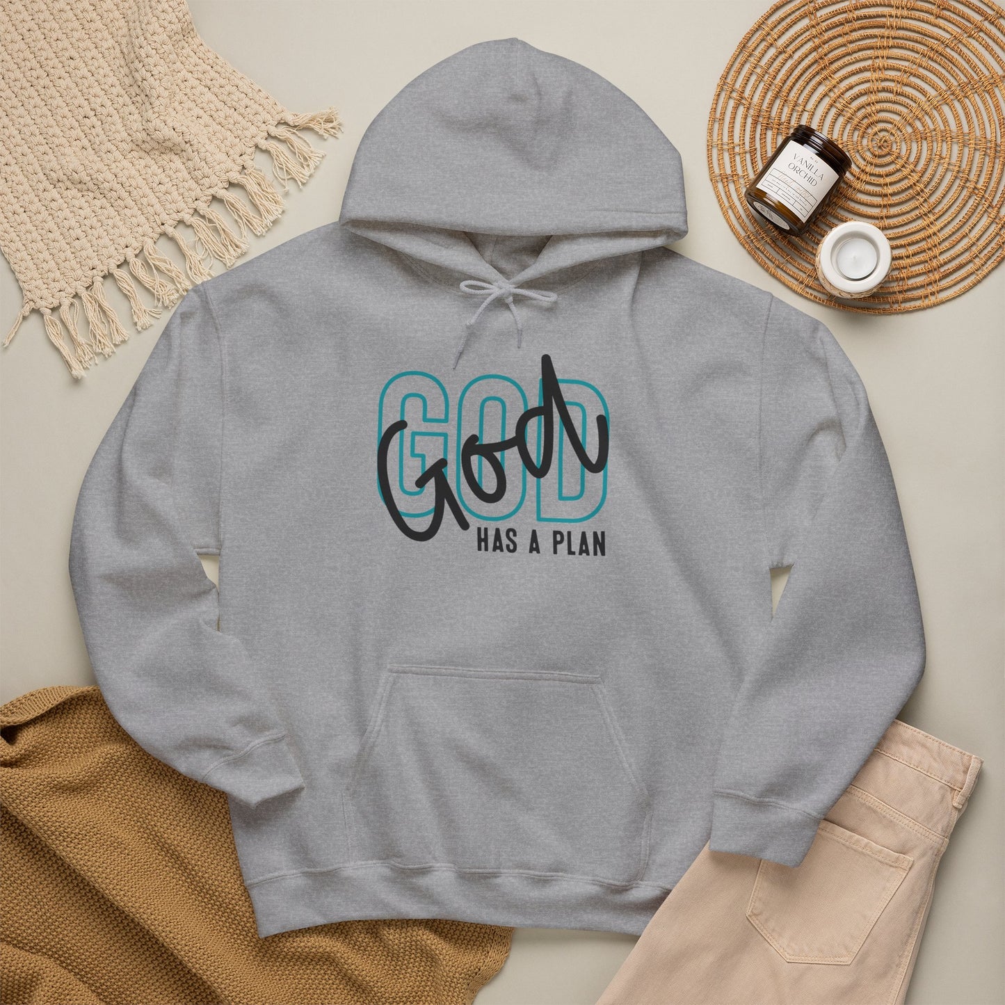 God Has a Plan Hoodie — Jeremiah 29:11 Inspirational Christian Sweatshirt