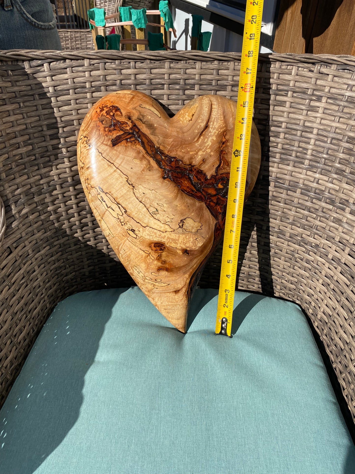 3D Heart Sculpture Anniversaries gift 20th anniversary wooden Art birthday gift Mother’s Day gift Wooden heart Father’s Day home decor wood sculptures