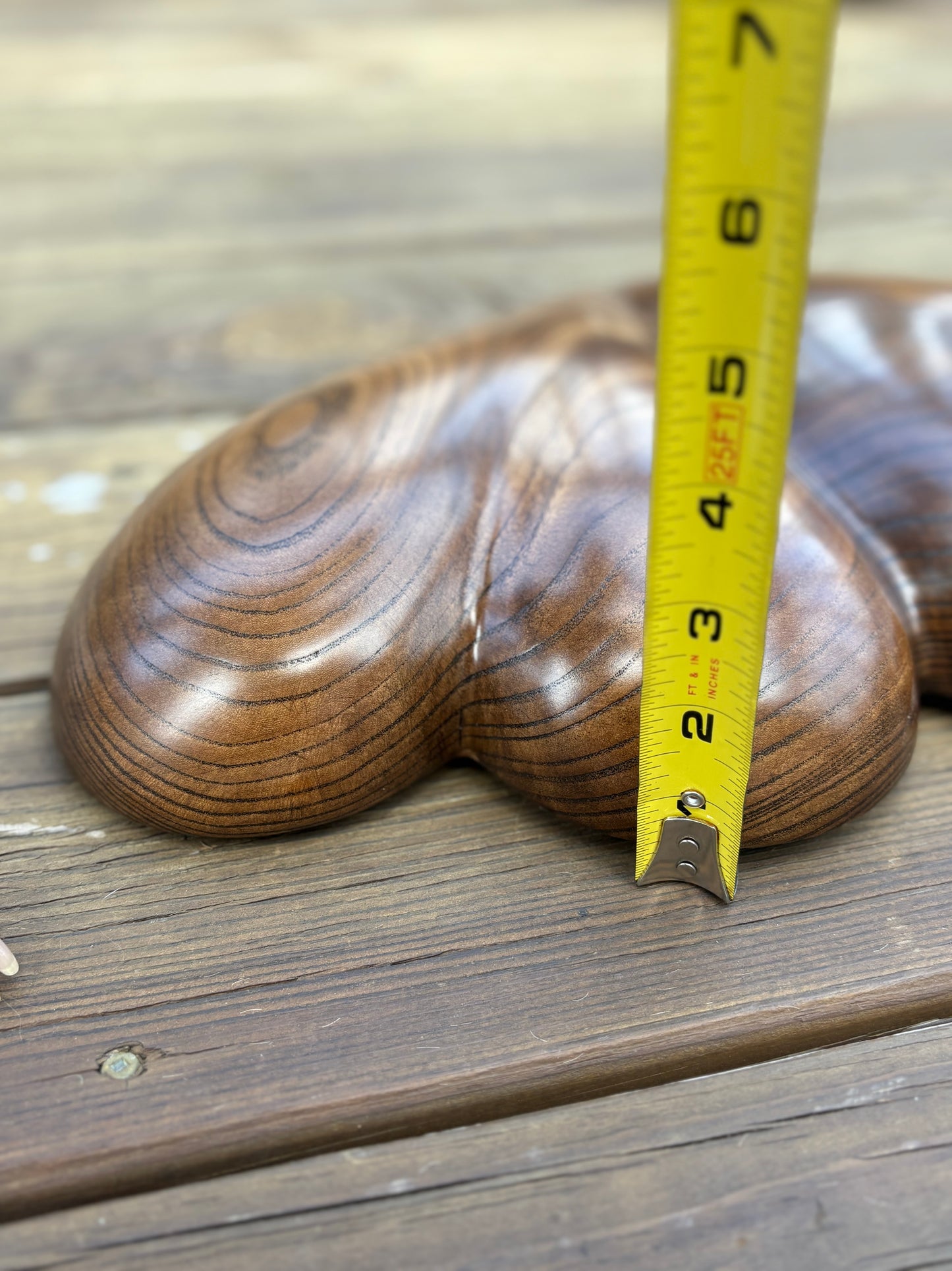 Large Wedding Two Become One Double 3D Heart Sculpture Anniversaries gift 20th anniversary wooden Art birthday gift Mother’s Day gift Wooden heart