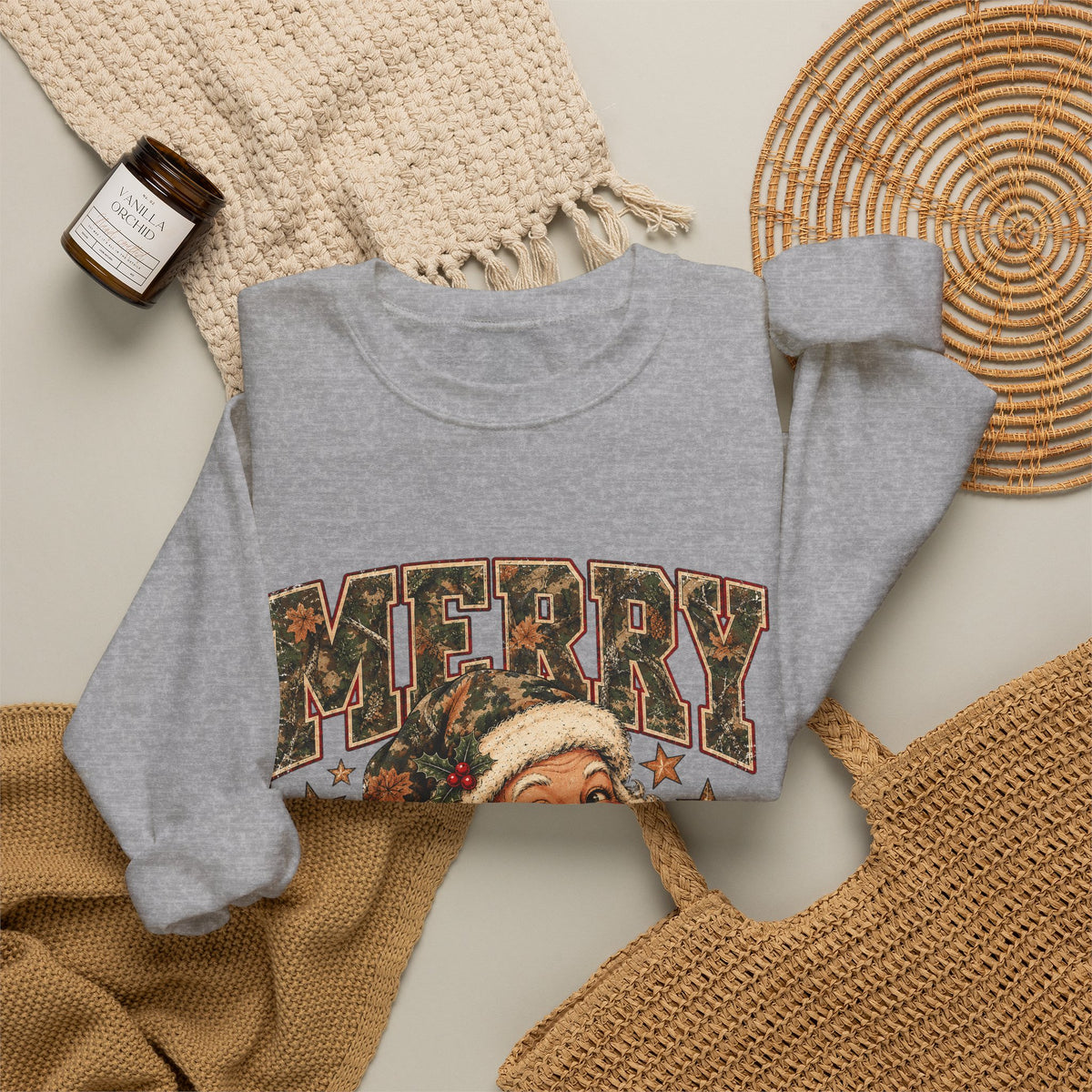 Merry Christmas Santa Crewneck Sweatshirt