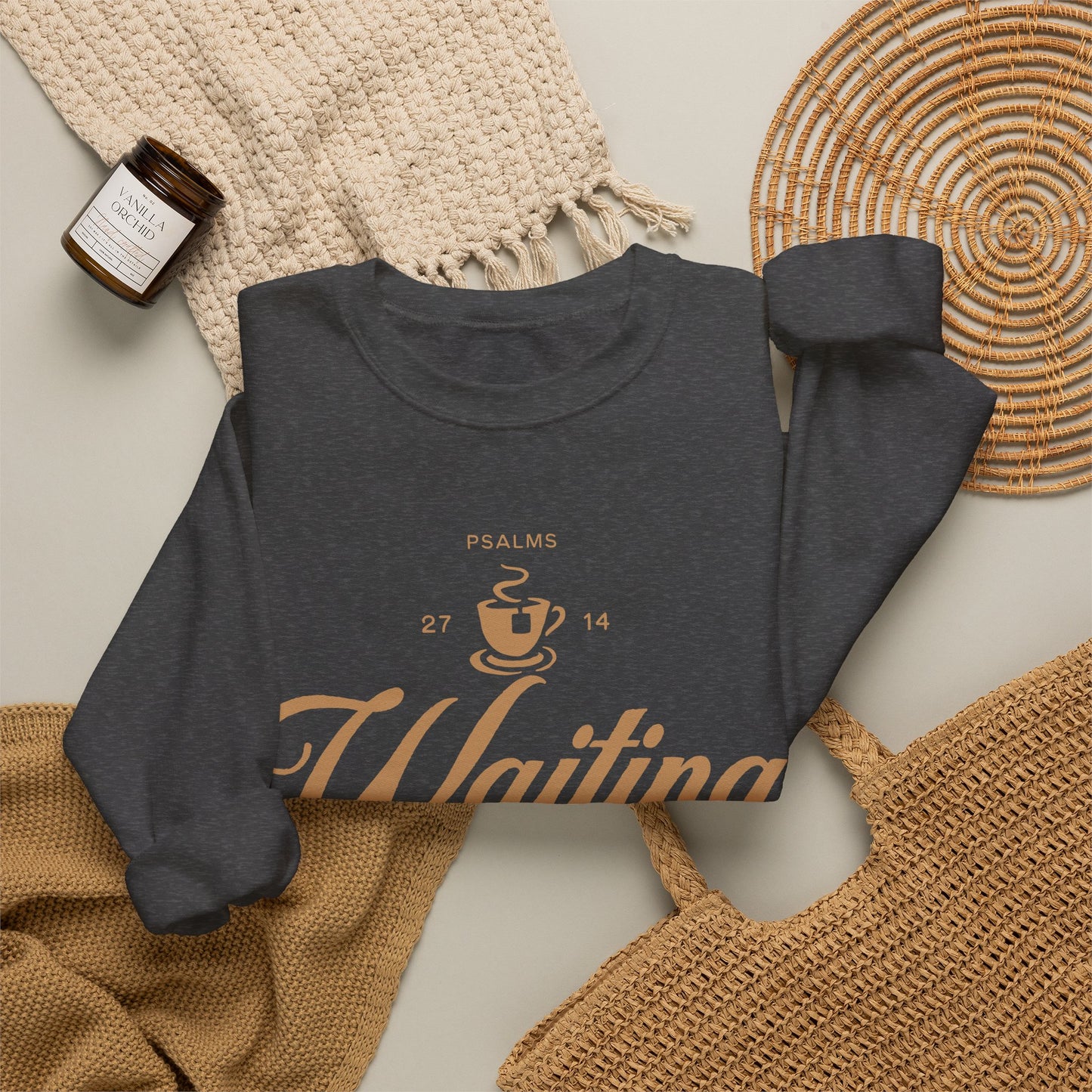 Waiting Patiently for the Lord Sweatshirt — Christian Faith Crewneck
