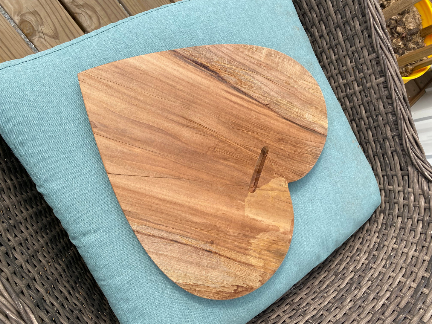 3D slim Wooden heart wooden art abstract art wall hanging heart wooden heart with hanging strip