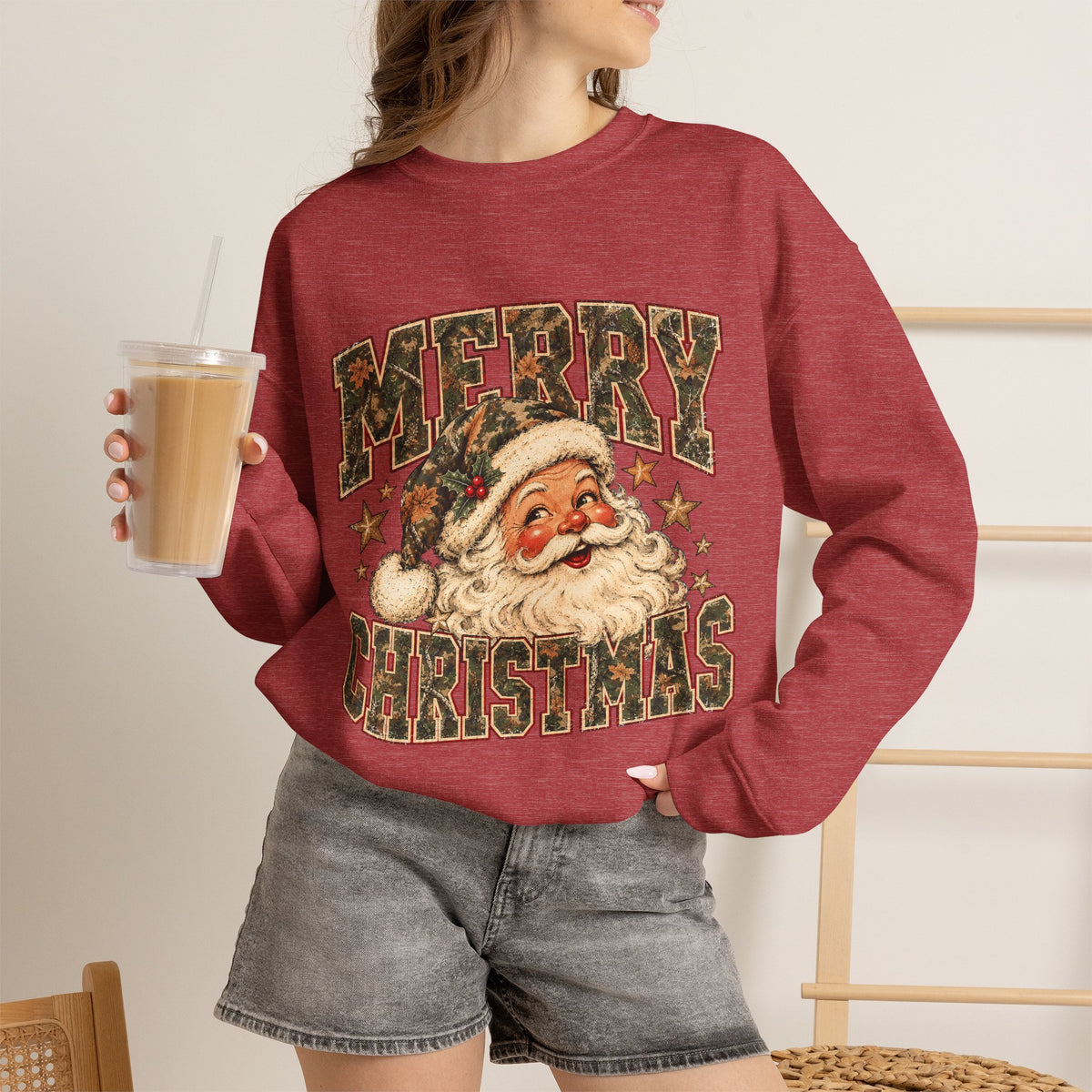 Merry Christmas Santa Crewneck Sweatshirt