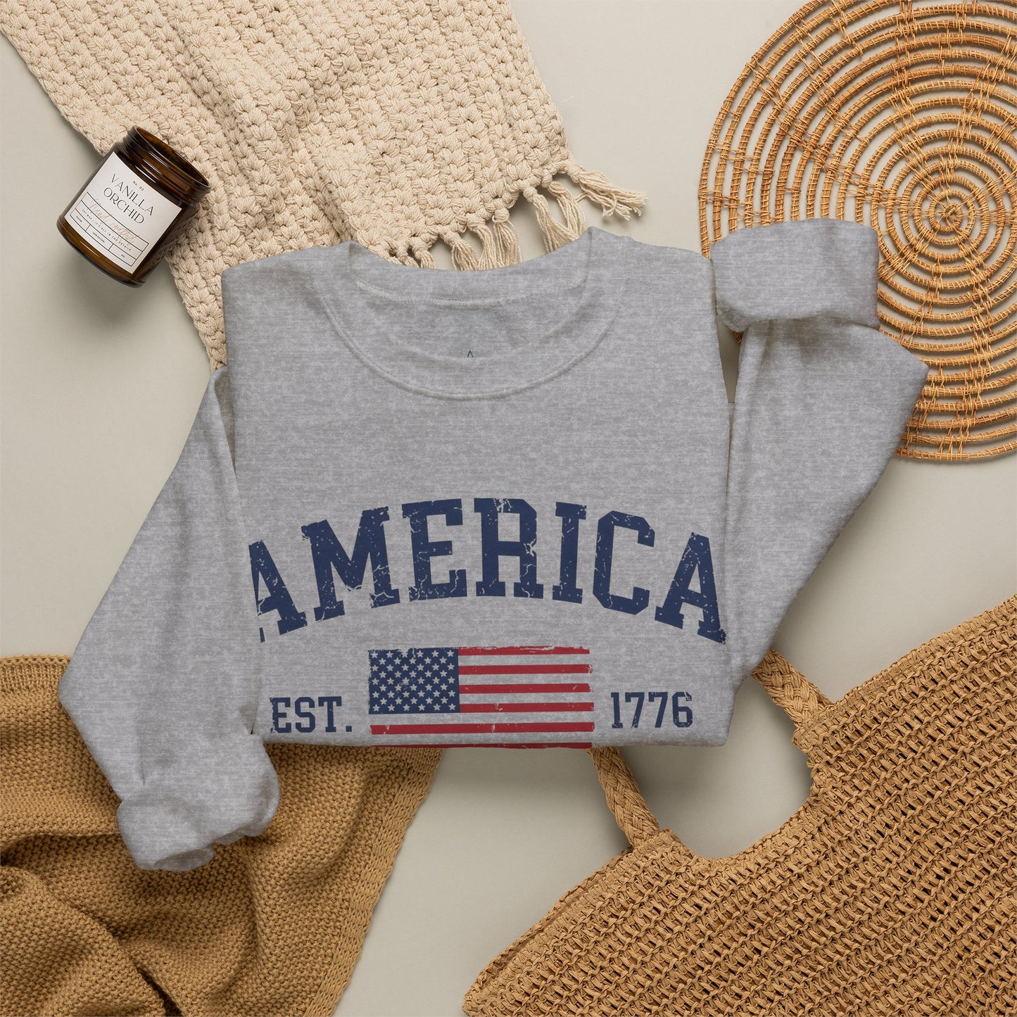 America EST. 1776 Crewneck Sweatshirt