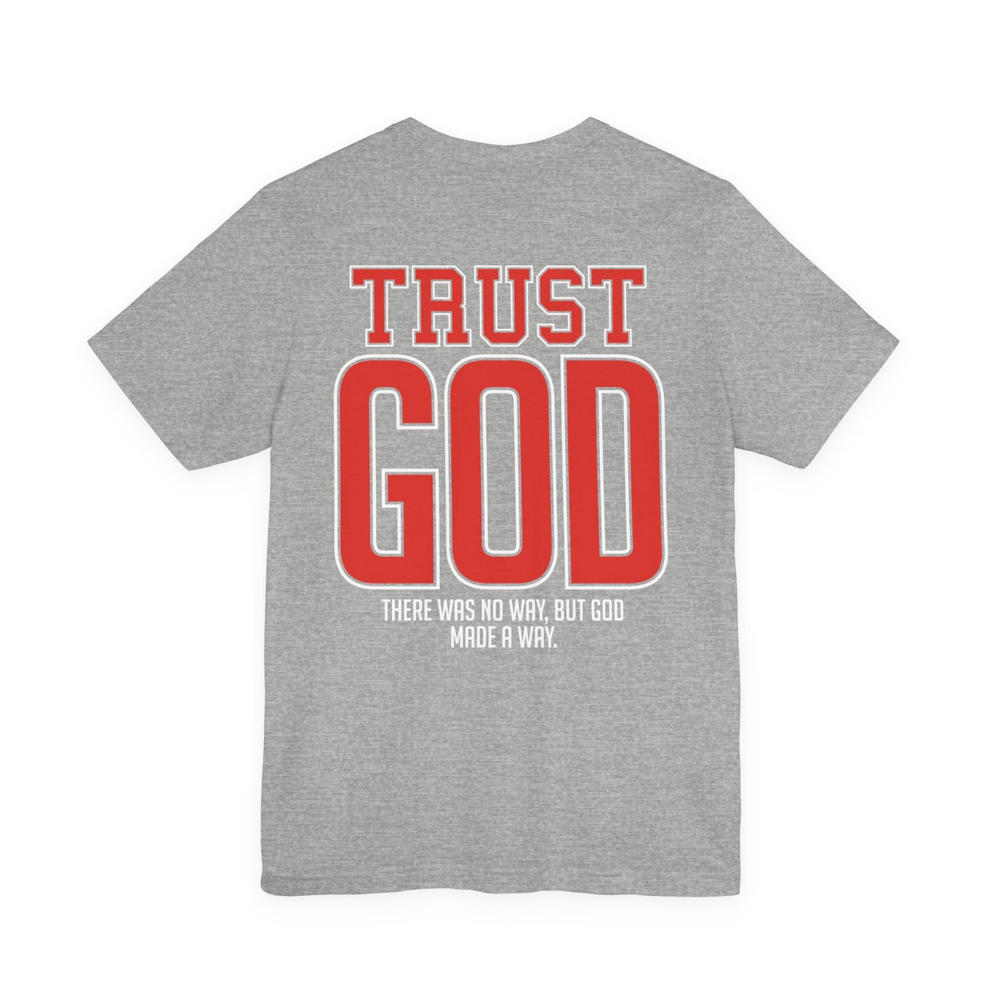 Trust God T-Shirt — Inspirational Christian Tee with Cross