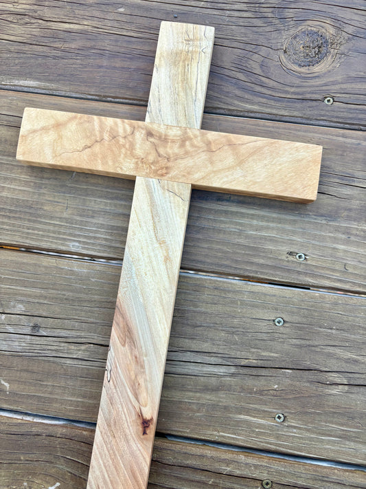 Wooden cross Baptism gift wedding gift anniversary gift wooden cross art wooden art birthday gift presents for her Father’s Day Valentine’s Day
