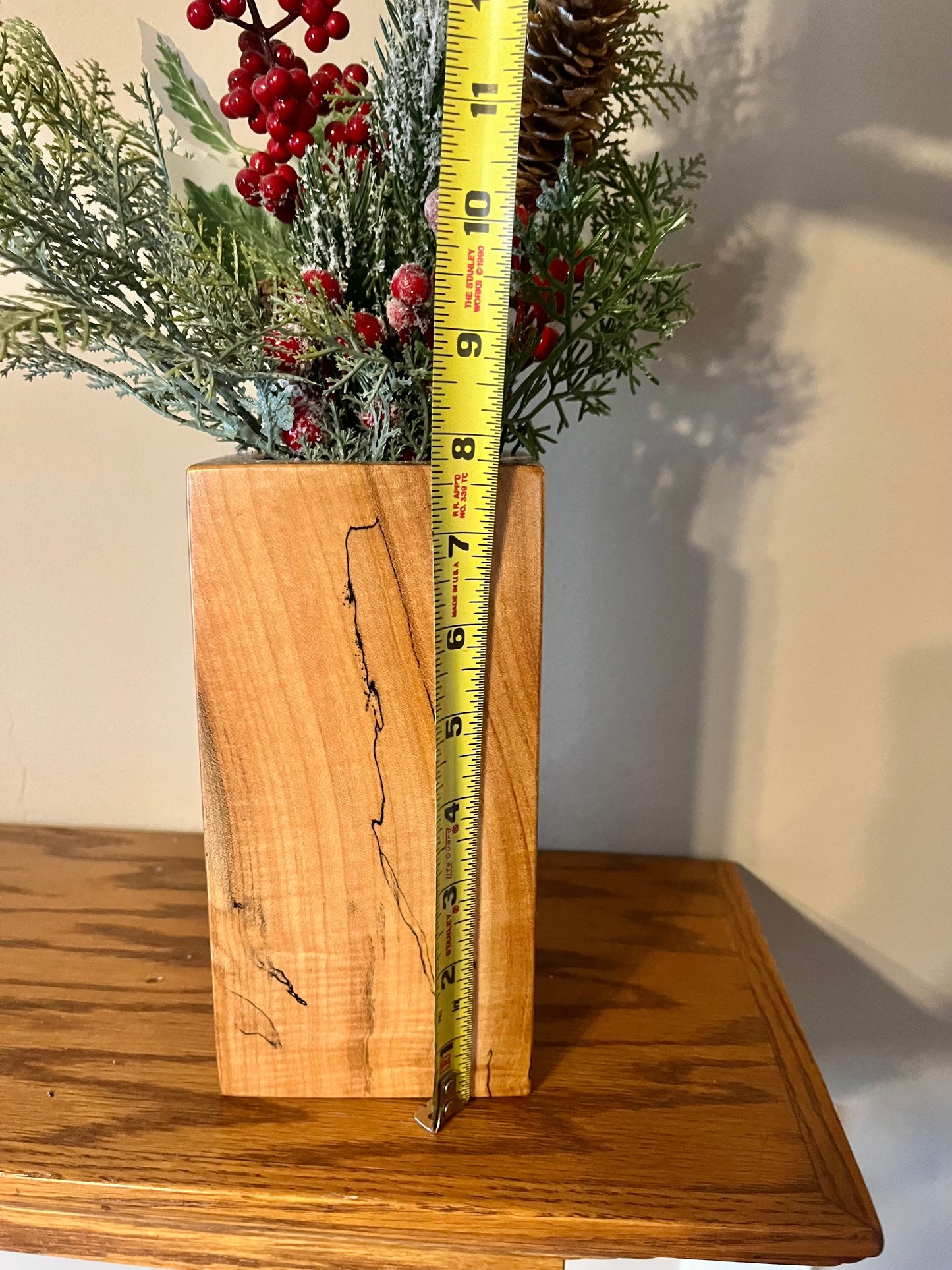 Wooden Vase Wooden Utensil Holder Wooden Art