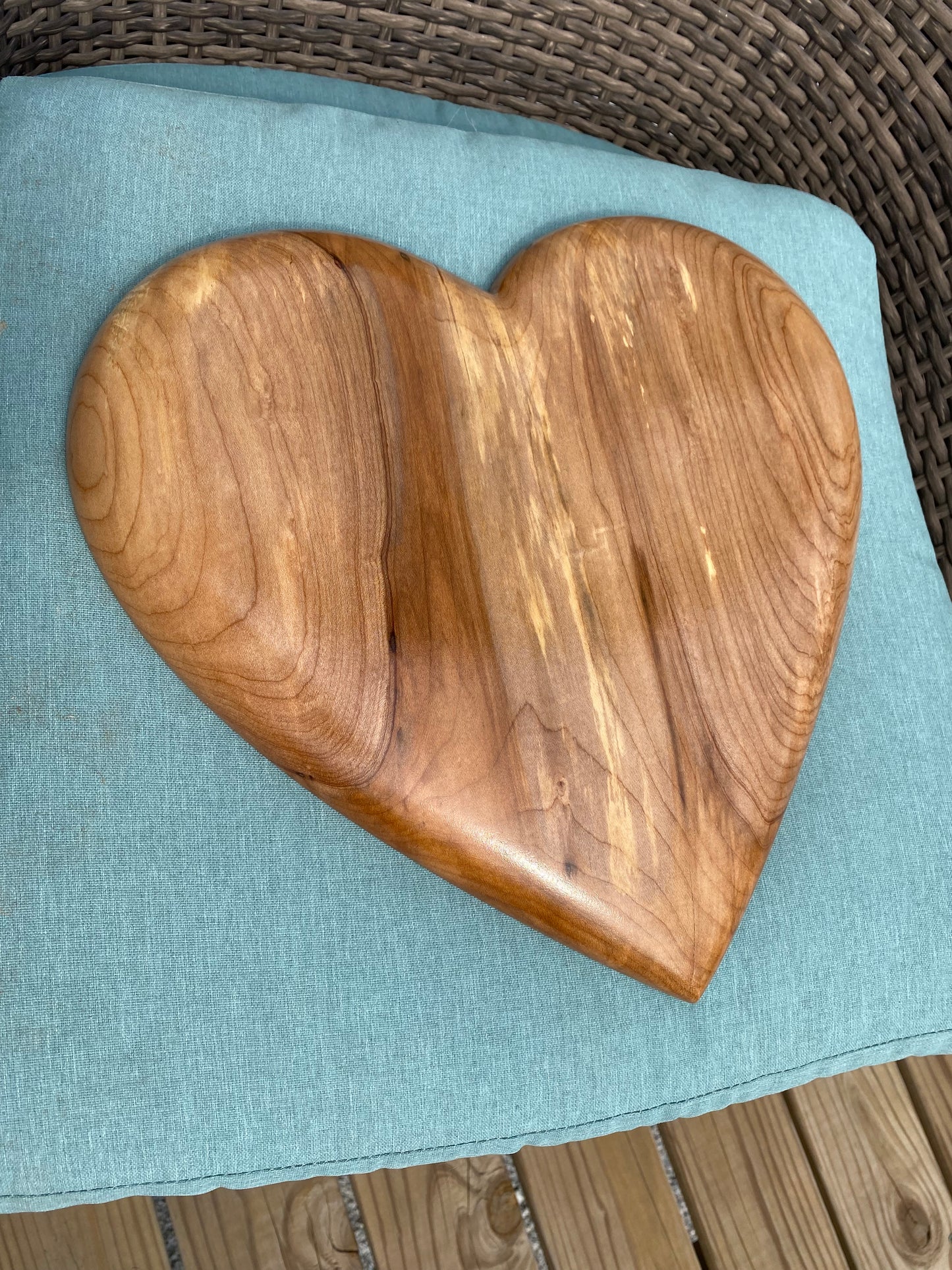 3D slim Wooden heart wooden art abstract art wall hanging heart wooden heart with hanging strip