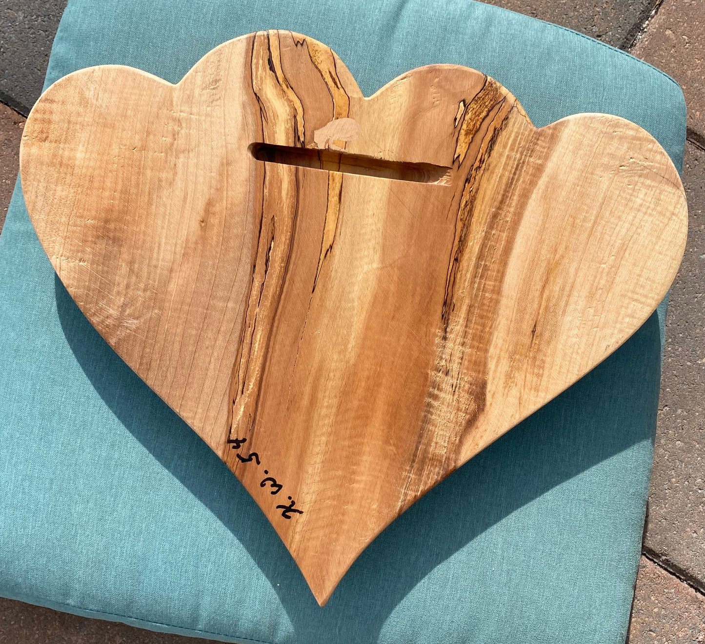 Large Wedding Two Become One Double 3D Heart Sculpture Anniversaries gift 20th anniversary wooden Art birthday gift Mother’s Day gift Wooden heart