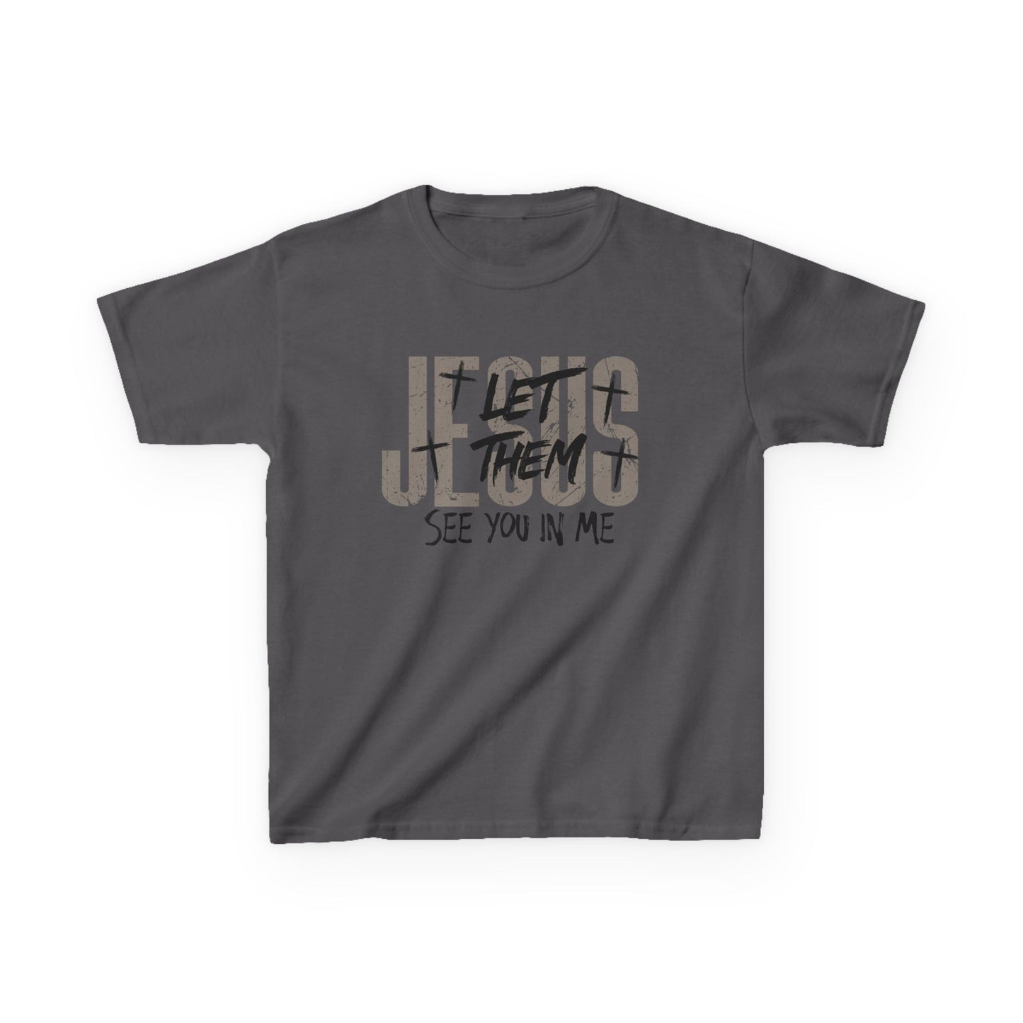 Kids Tee — Jesus Sees You In Me Christian Graphic Shirt