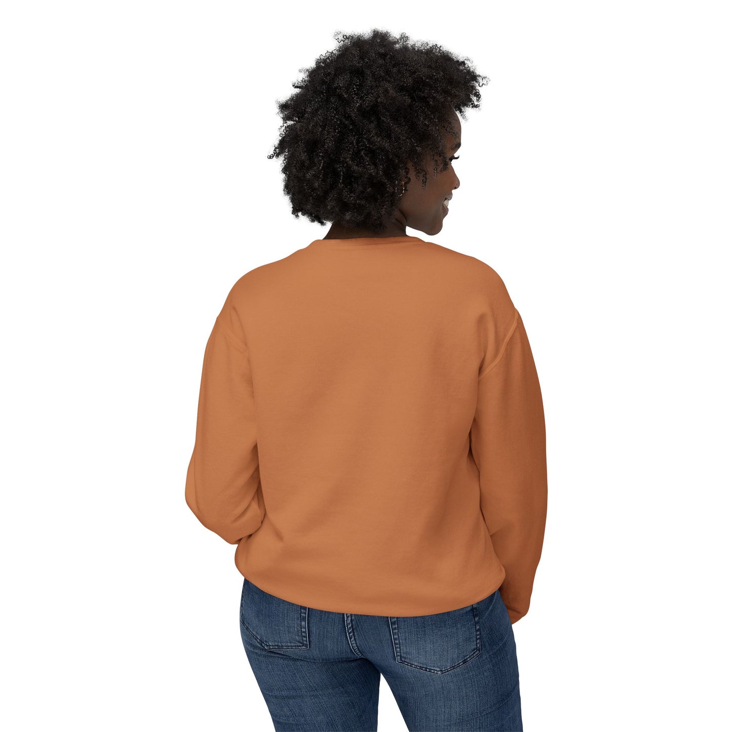 Walking by faith tripping constantly crewneck