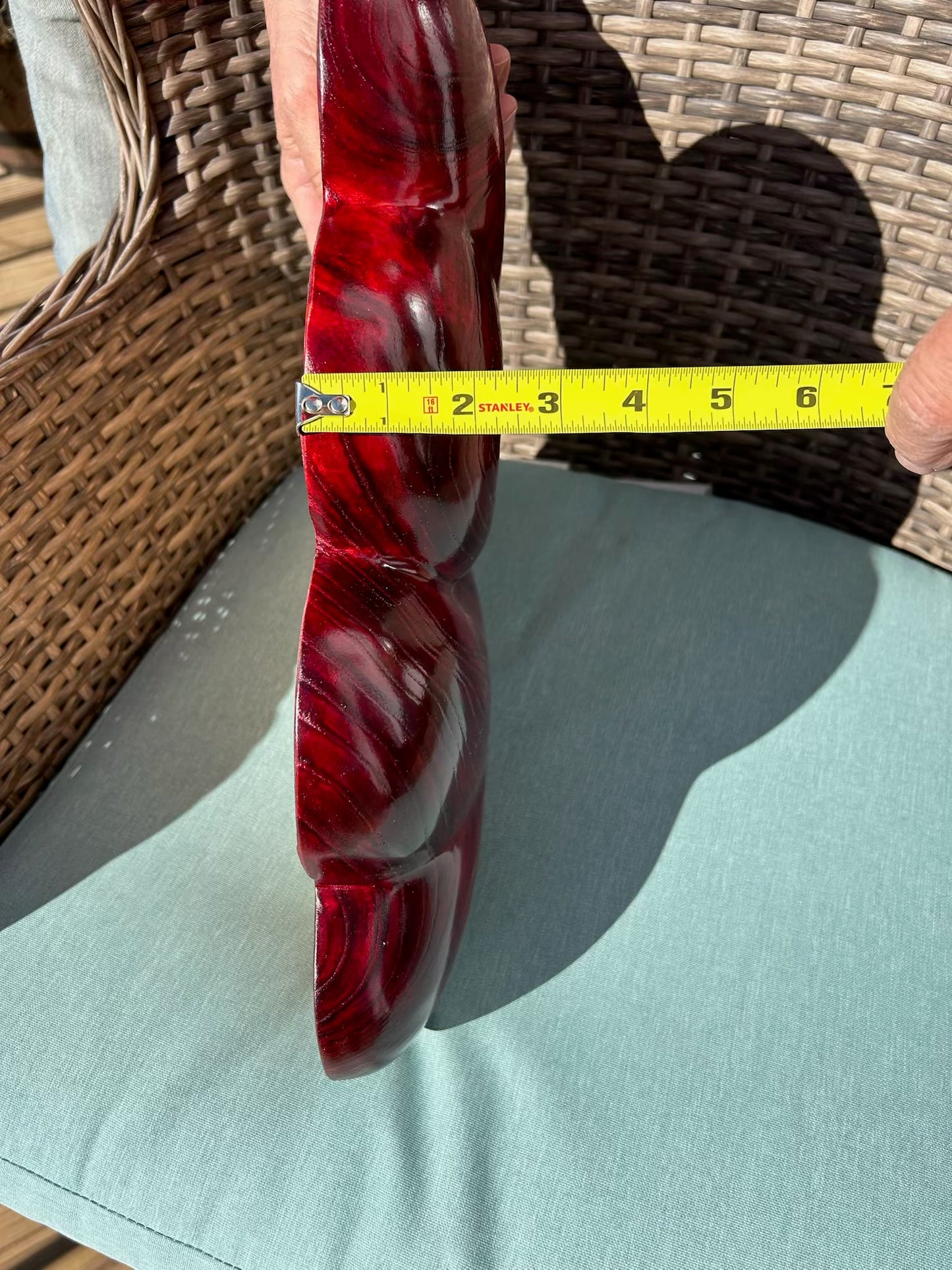 Large Red Wedding Two Become One Double 3D Heart Sculpture Anniversaries gift 20th anniversary wooden Art birthday gift Mother’s Day gift Wooden heart