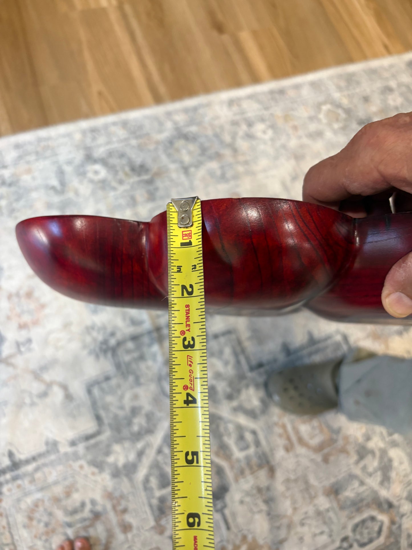 Large RED Wedding Two Become One Double 3D Heart Sculpture Anniversaries gift 20th anniversary wooden Art birthday gift Mother’s Day gift Wooden heart